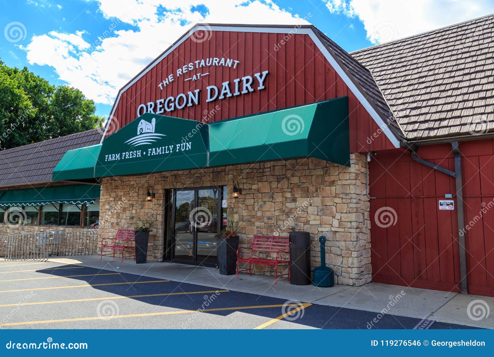 Restaurant Entrance At The Oregon Dairy Editorial Photo Image Of