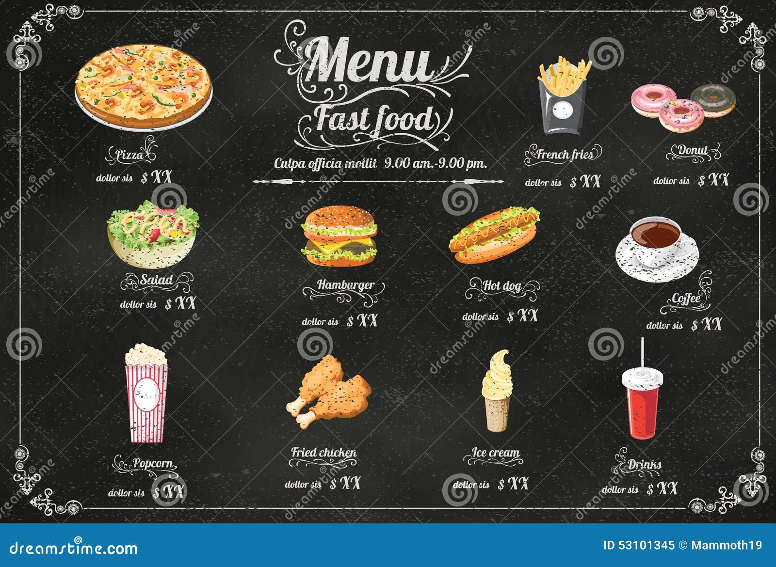 clipart menu restaurant - photo #32