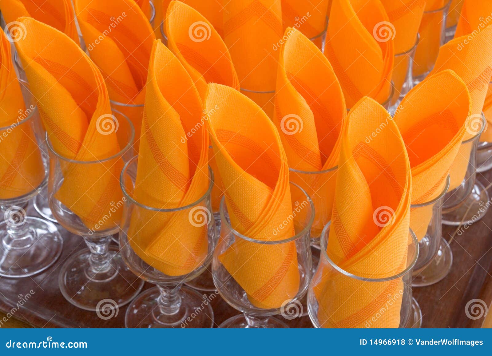 Restaurant Glass & Napkins Stock Photo Image of event, napkin 14966918