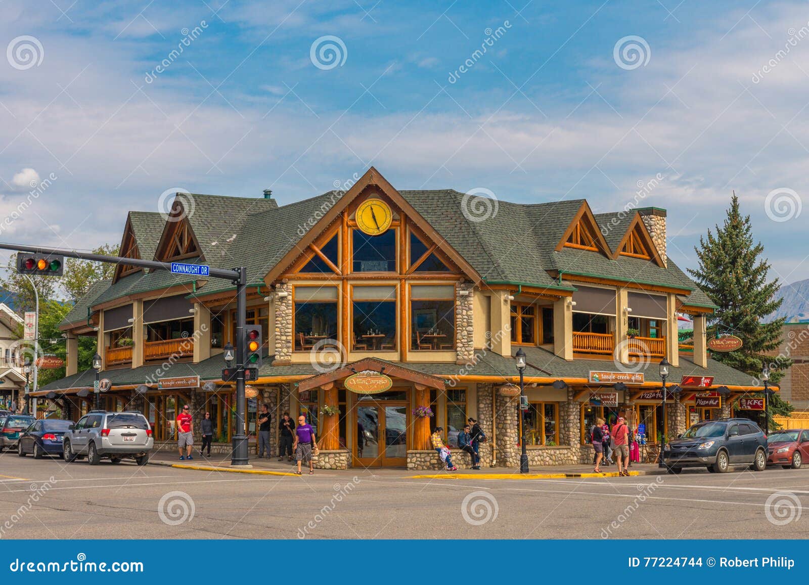 Restaurant Jasper National Park Editorial Stock Image Image of travel