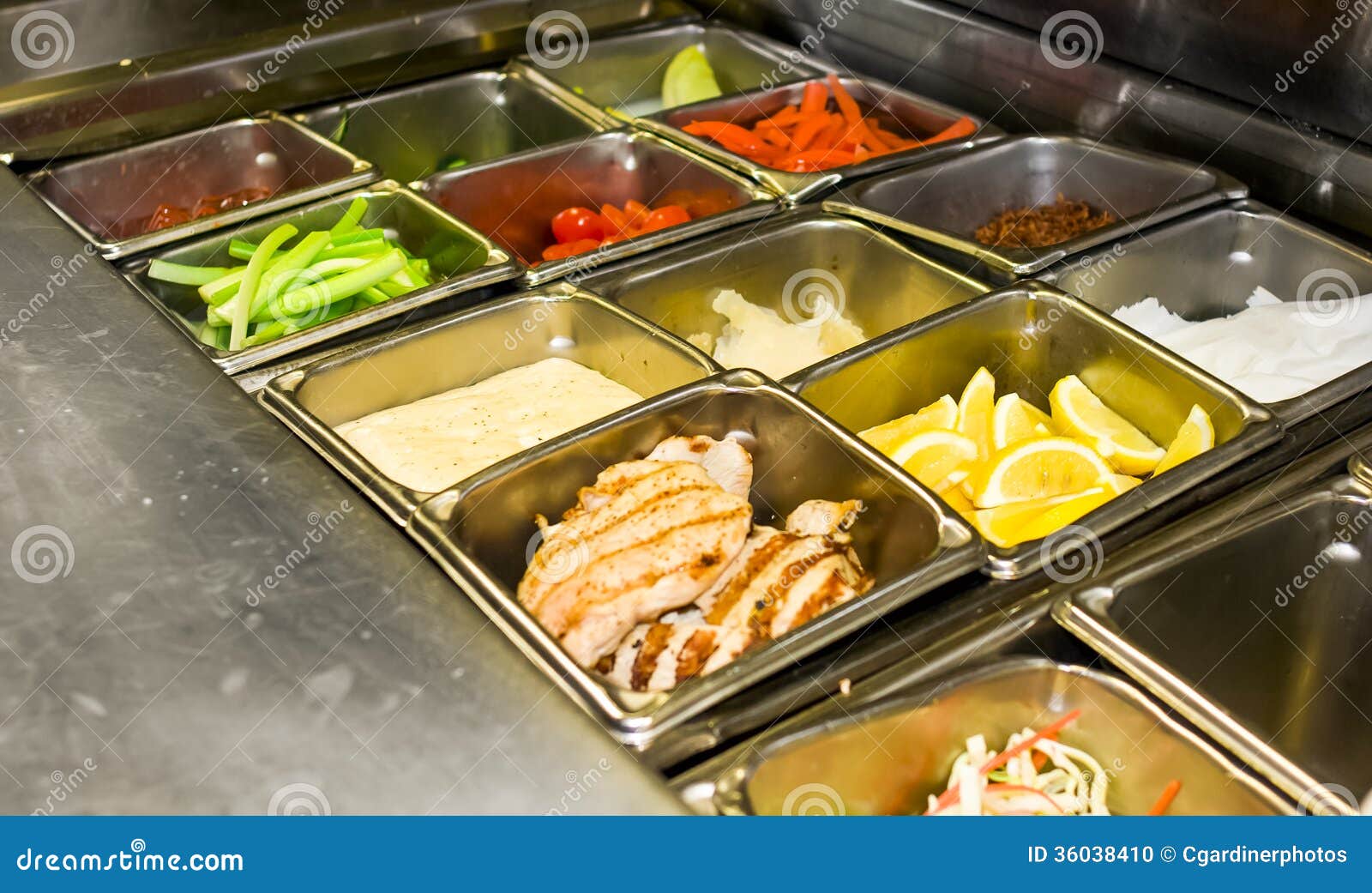 Restaurant Kitchen Layout stock photo. Image of appetizer 36038410