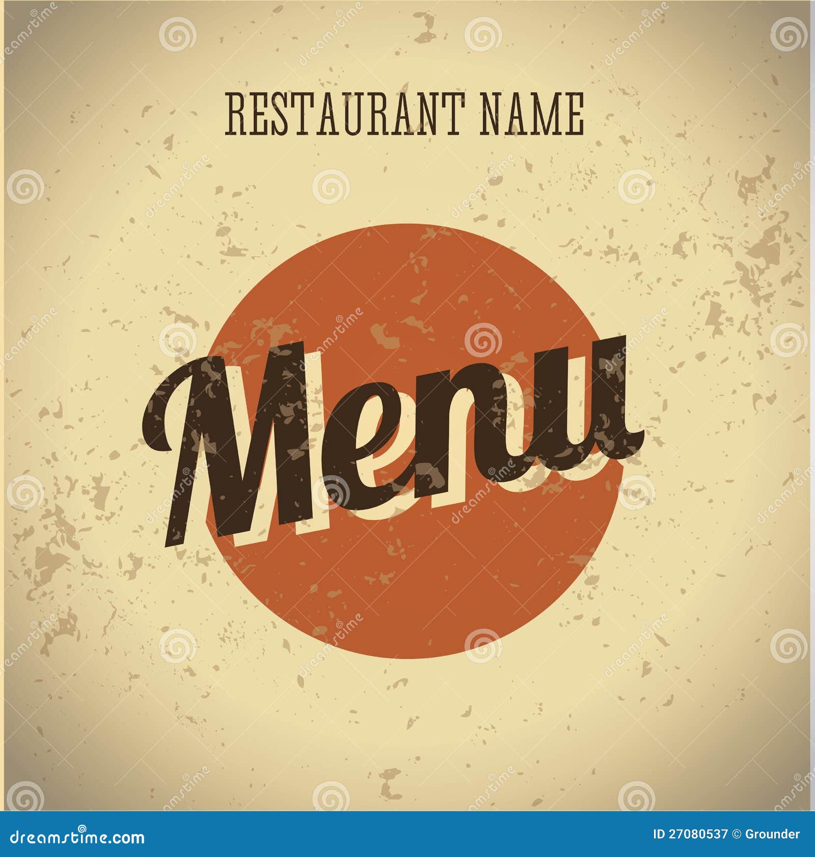 Restaurant Menu Card Vintage Template Stock Vector Illustration Of restaurant-menu-card-vintage-template-stock-vector-illustration-of