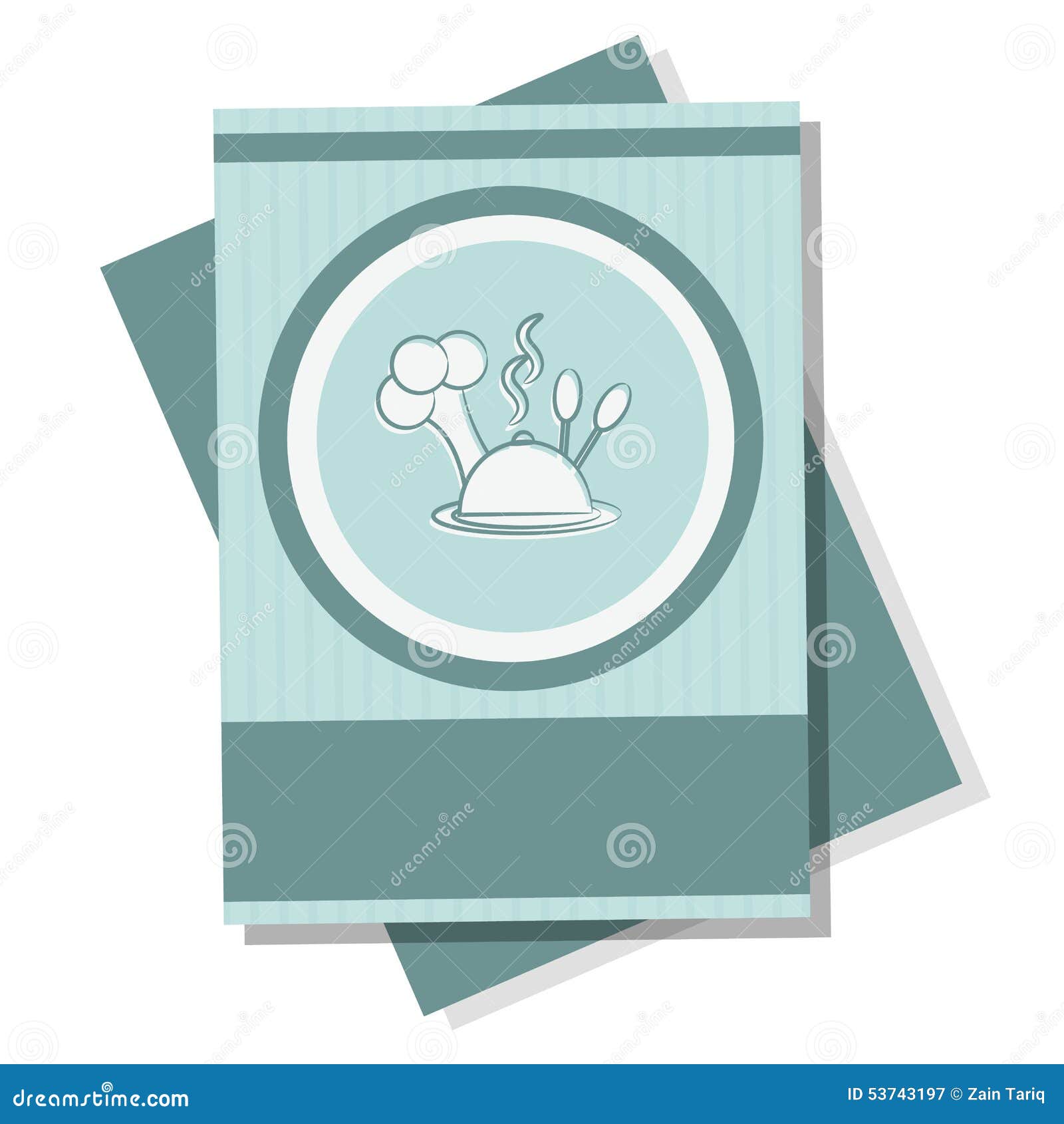 Restaurant Menu Cover . Vector Stock Vector Illustration of