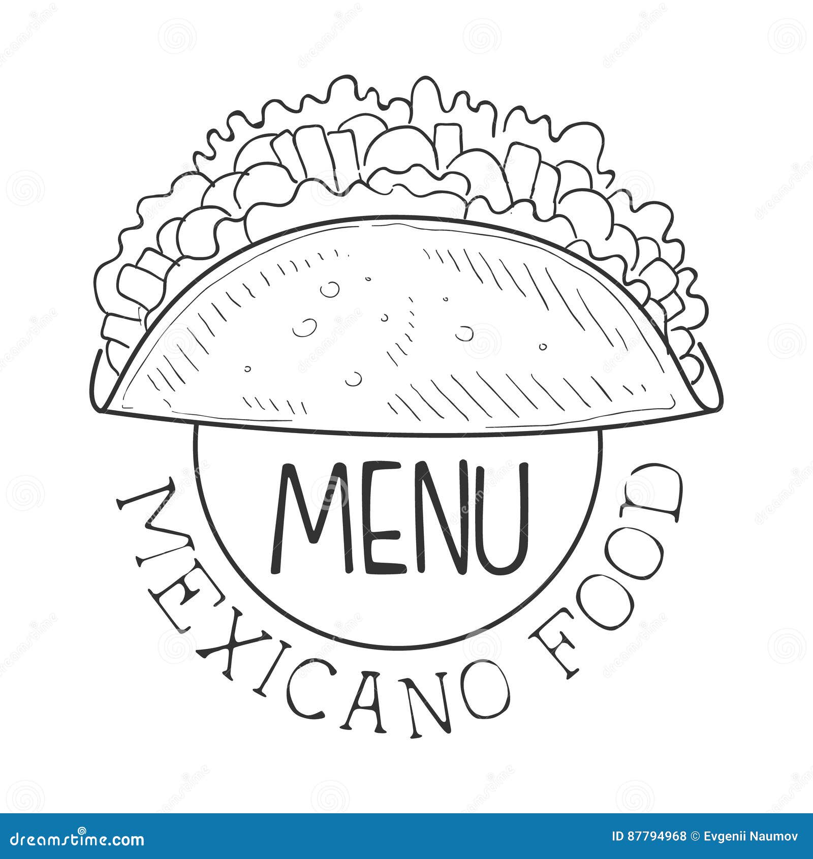 restaurant signs coloring pages