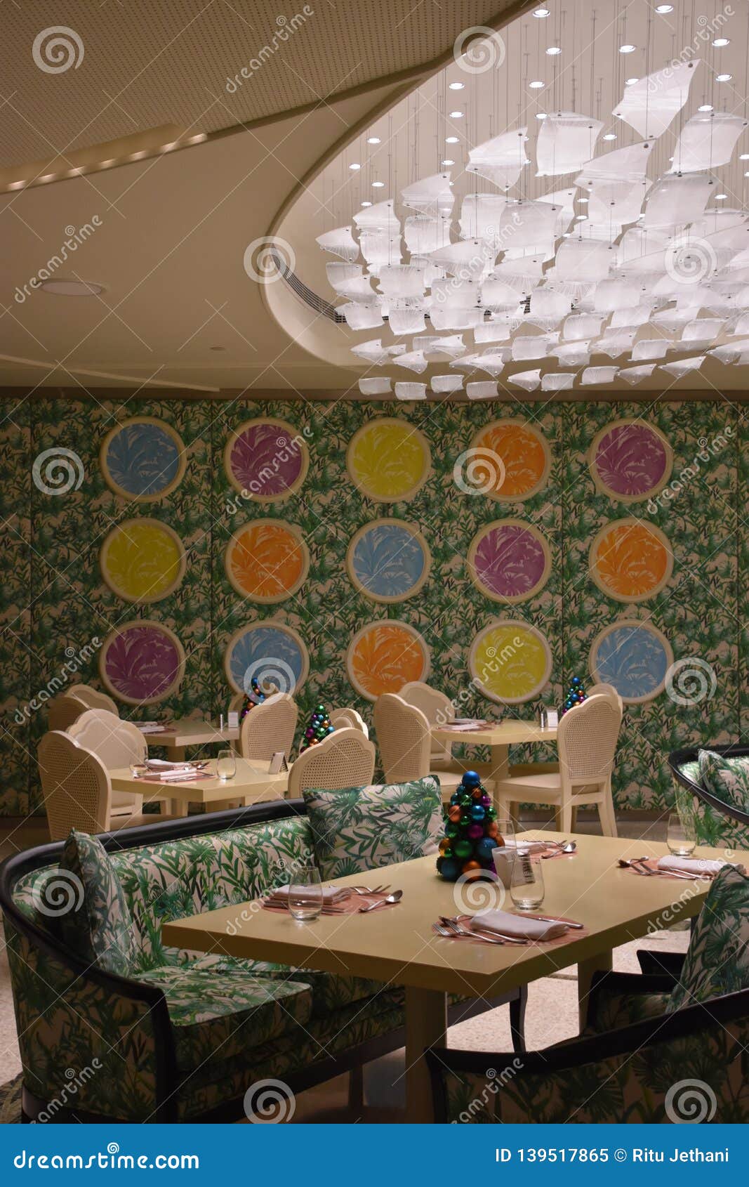 Restaurant at Palazzo Versace in Dubai, UAE Editorial Image Image of