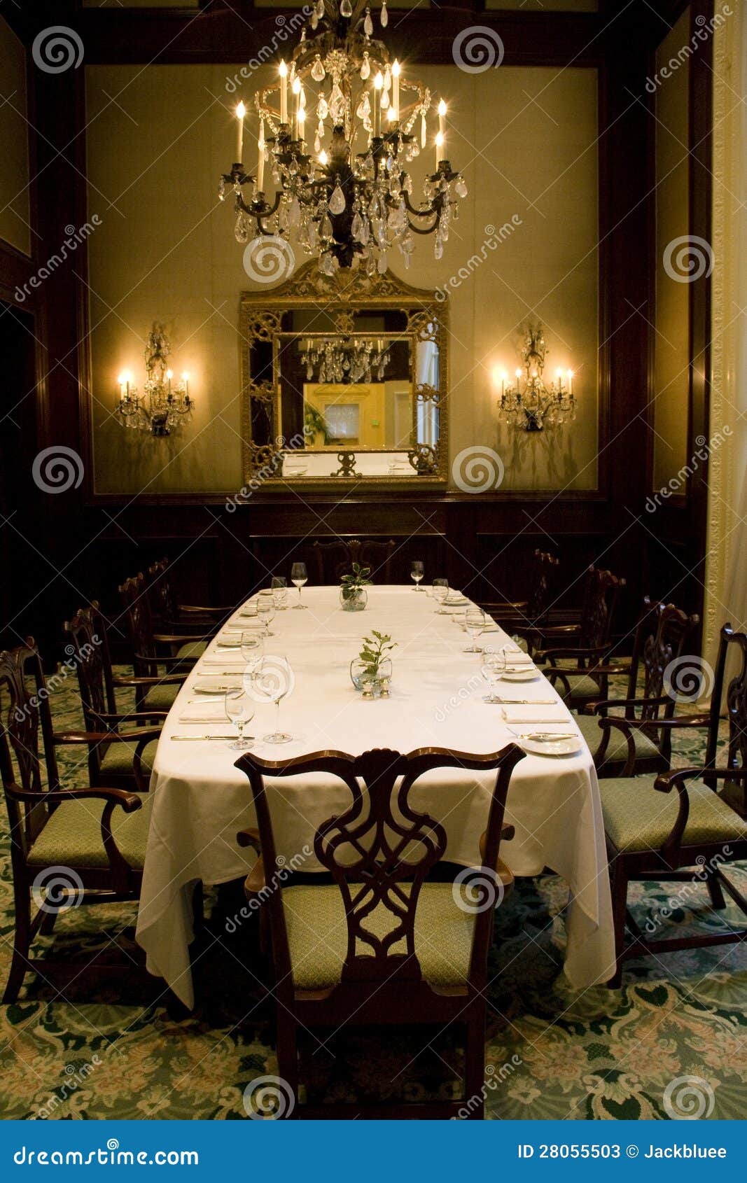 Restaurant Private Dining Room Stock Image Image Of