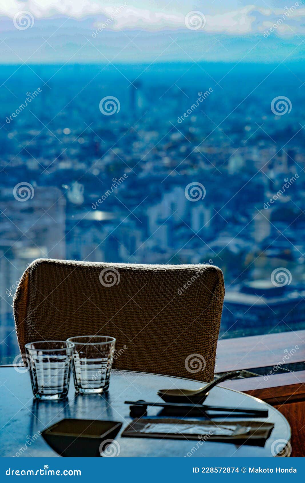 Restaurant Seat and City Town Stock Photo Image of chair, floor