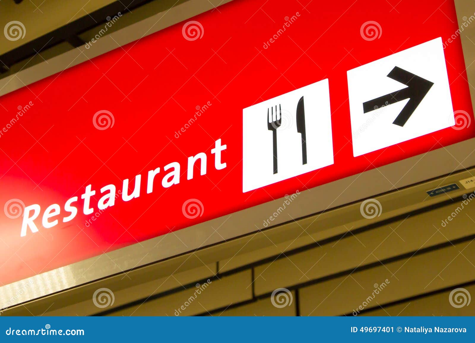 Restaurant sign stock image. Image of sector, colorful 49697401