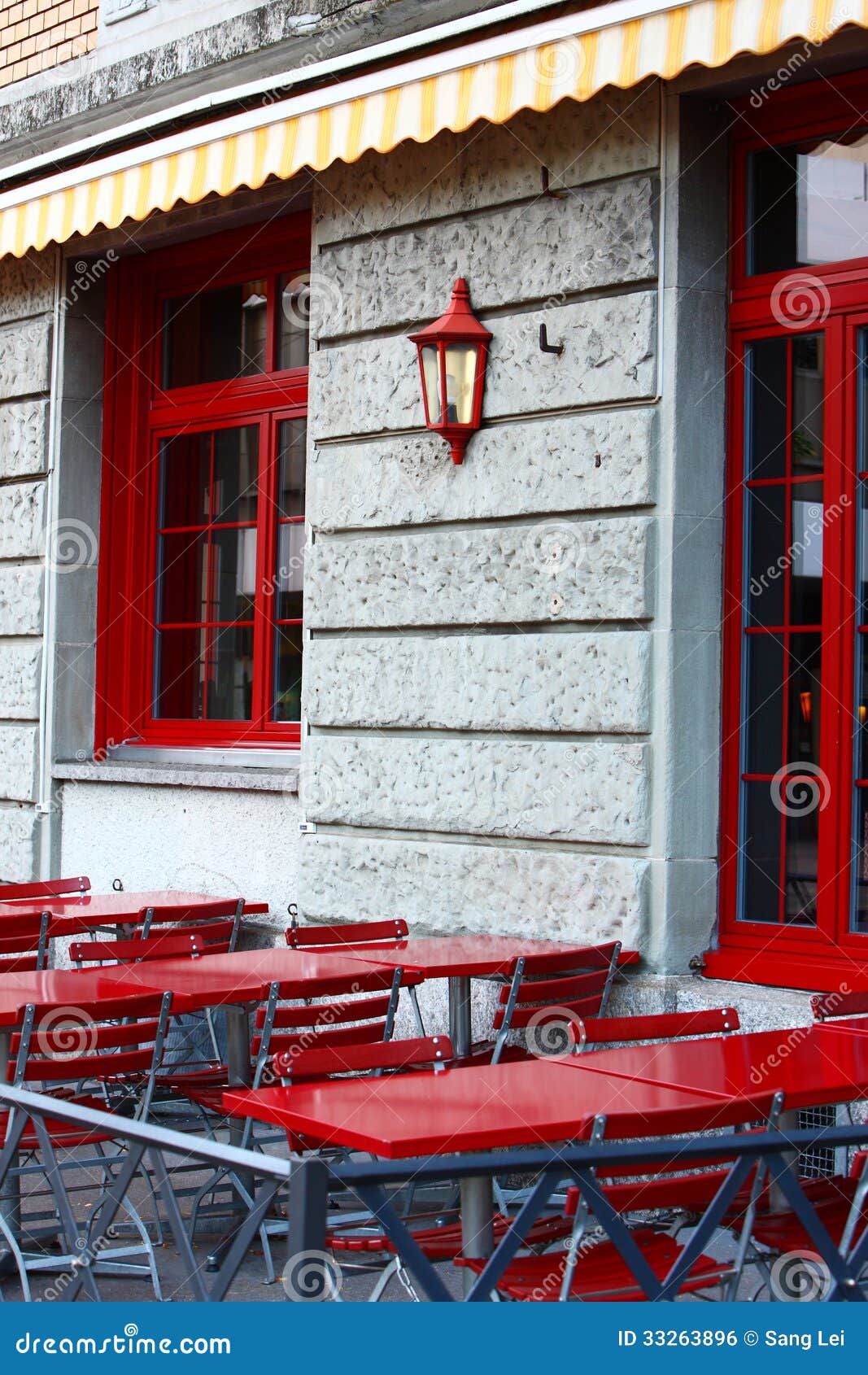 Restaurant in Zurich, Switzerland Stock Photo - Image of holiday, color