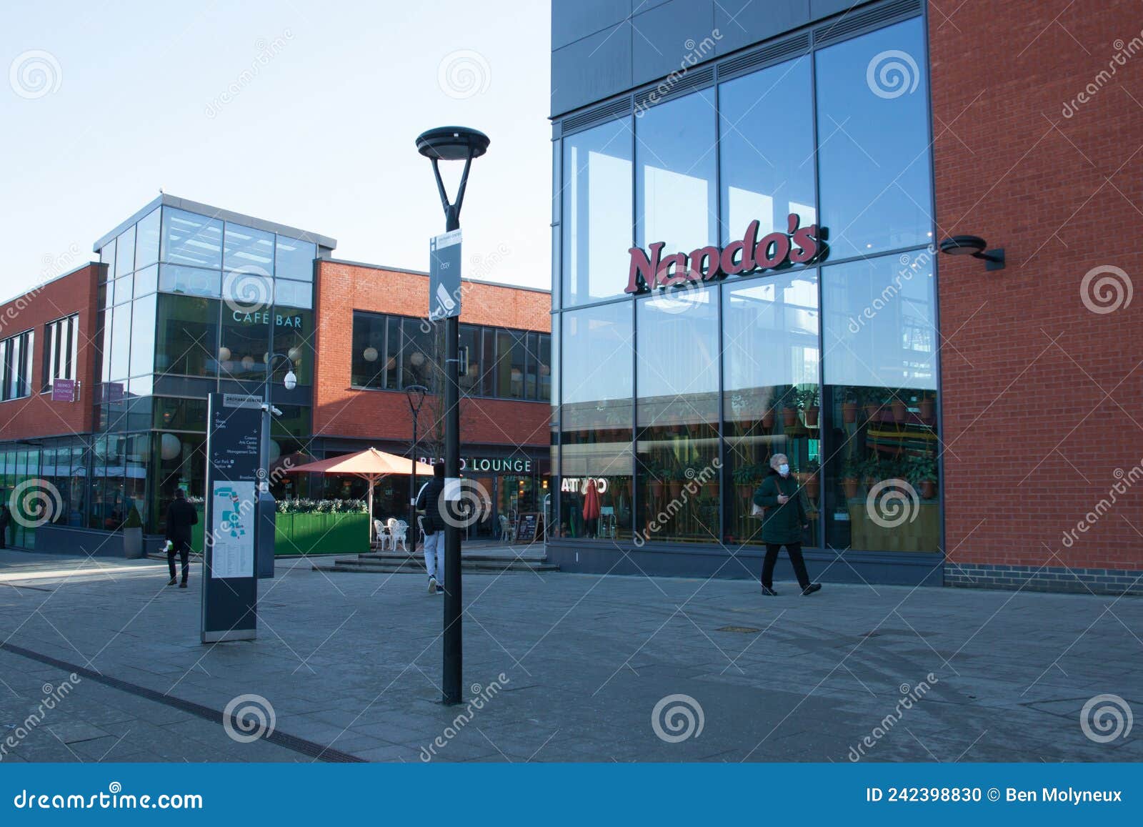 Restaurants and Cafes at the Orchard Centre in Didcot in the UK