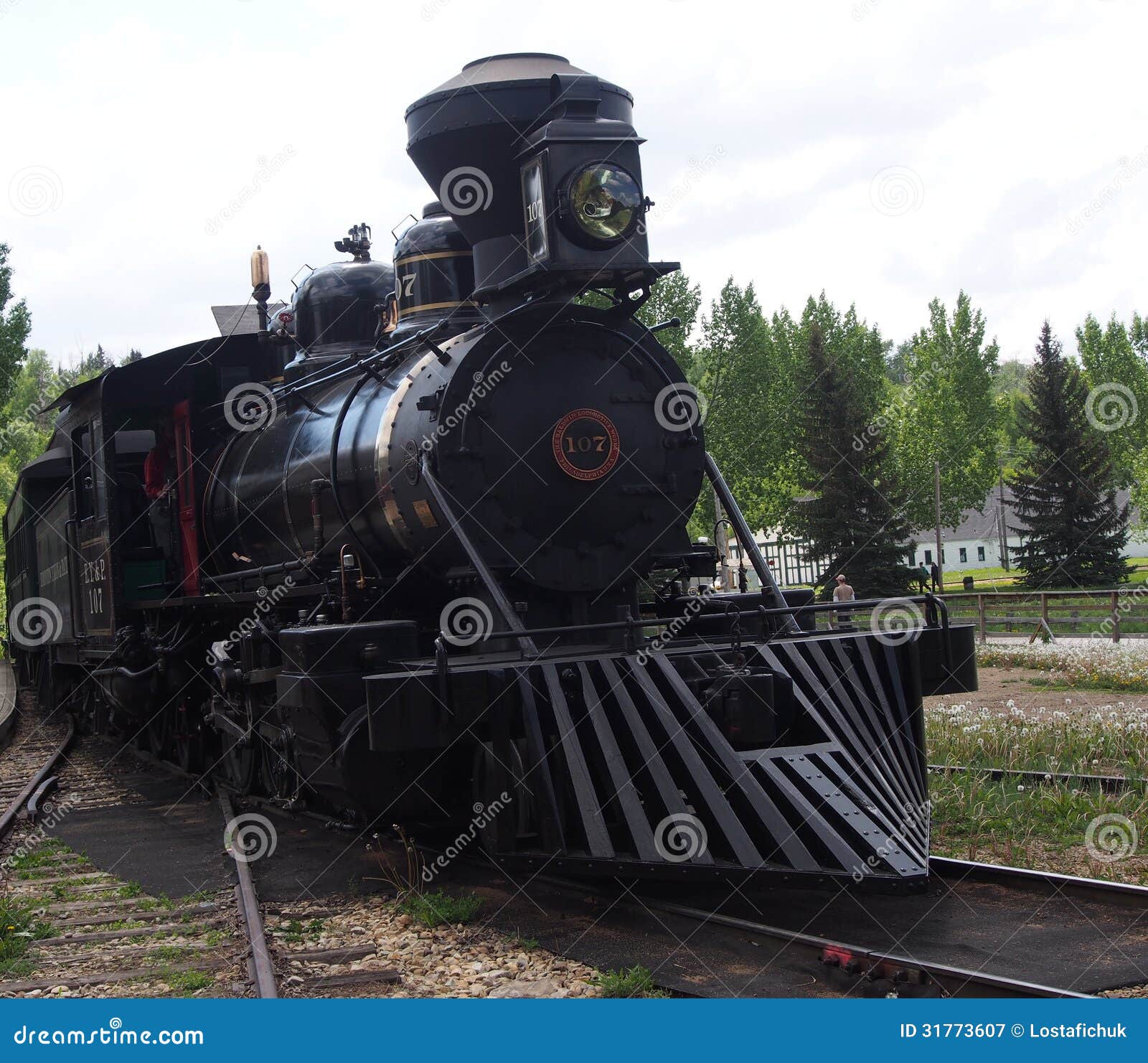 Restored Steam Engine editorial photography. Image of track 31773607