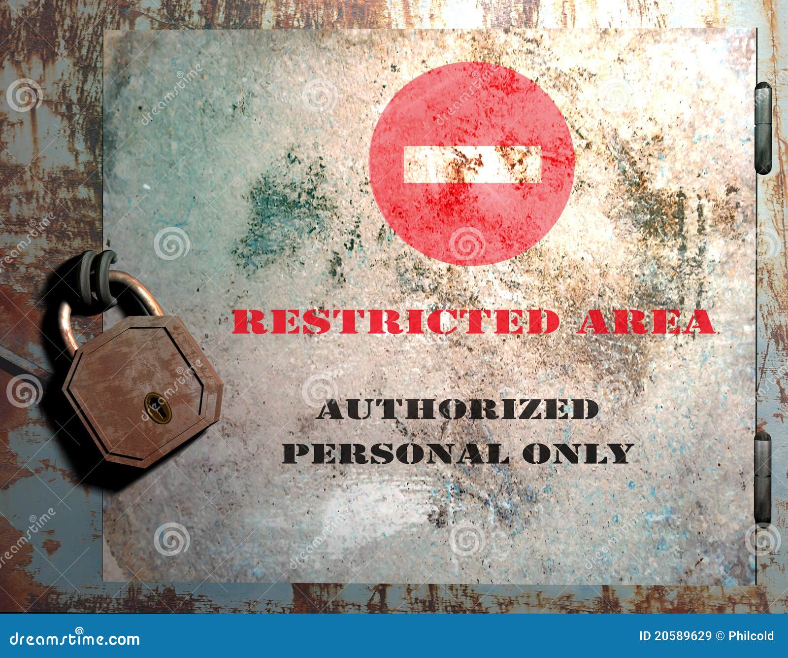 restricted area