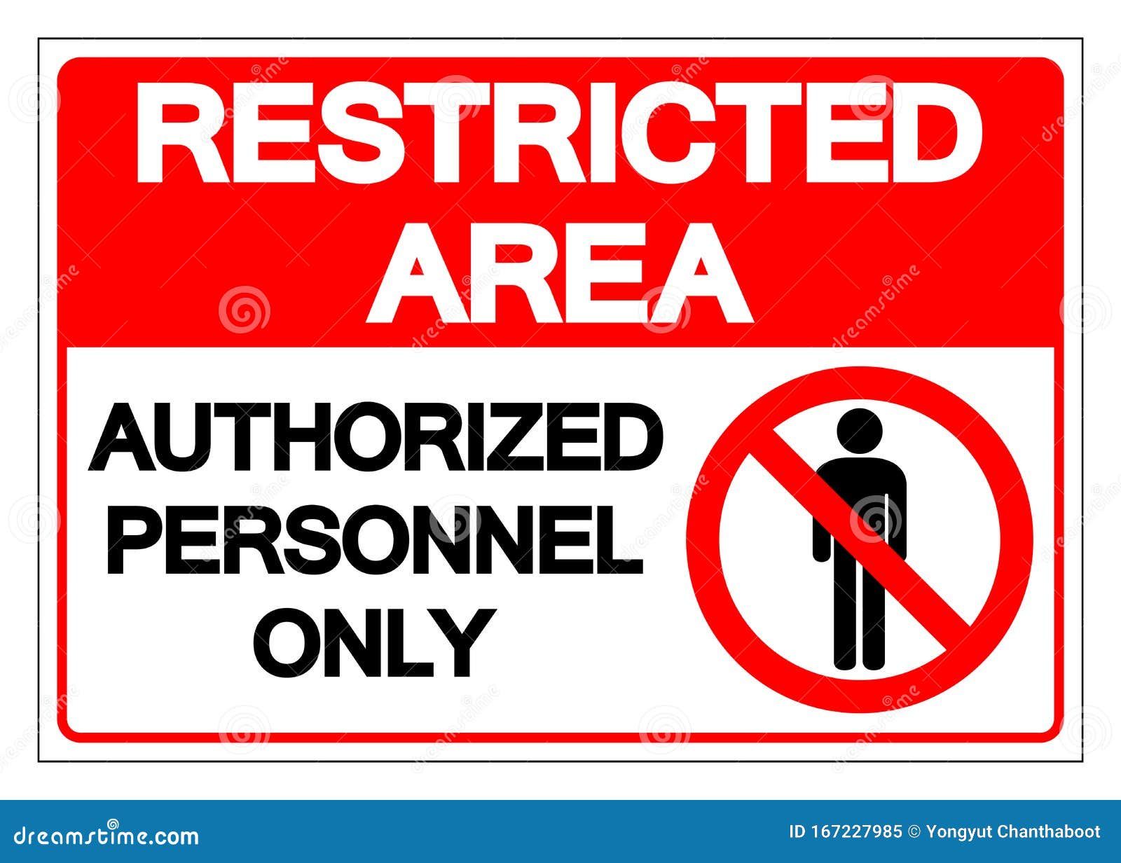 restricted area authorized personnel only  sign,  , isolate on white background label. eps10