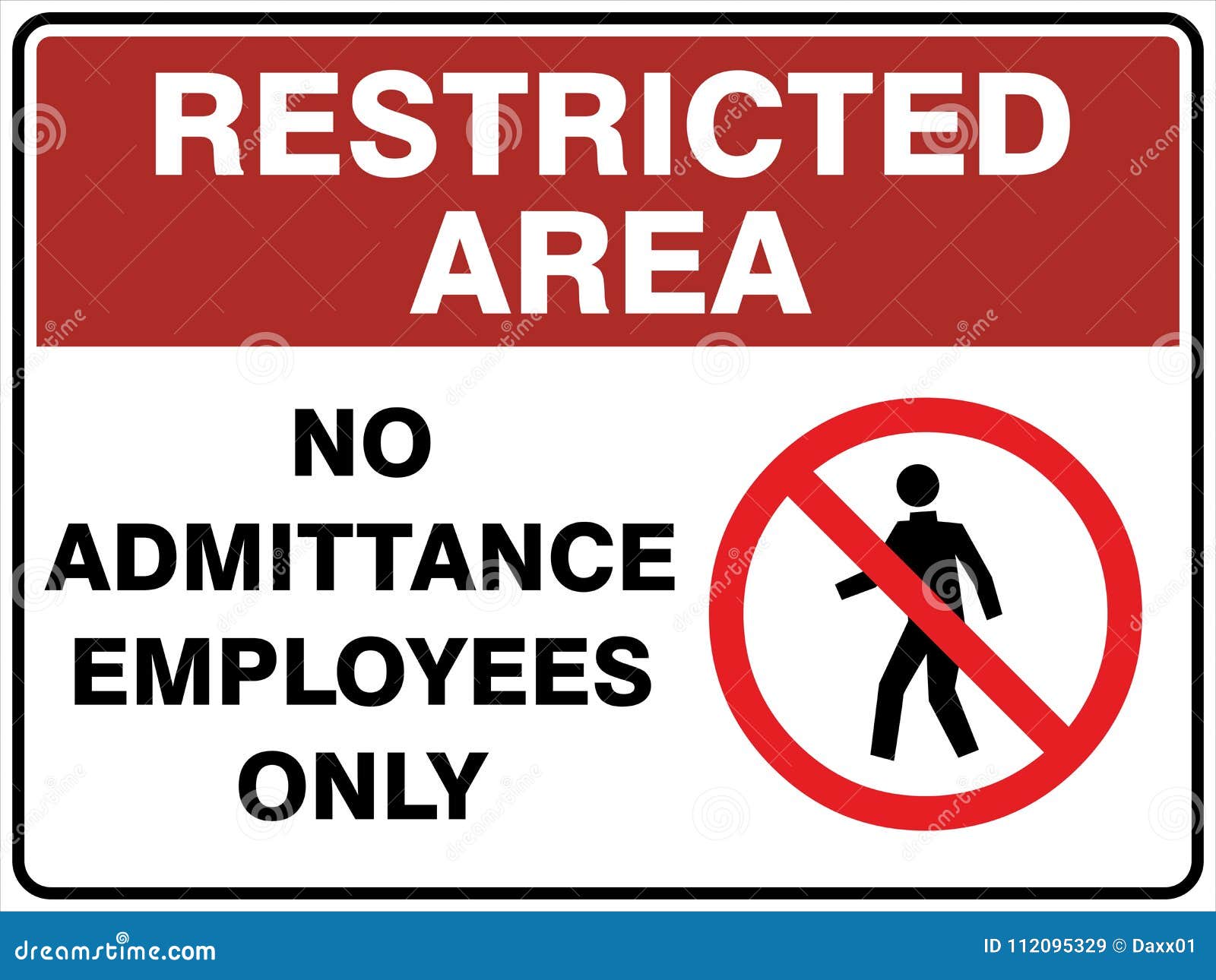 restricted area - no admittance - employees only