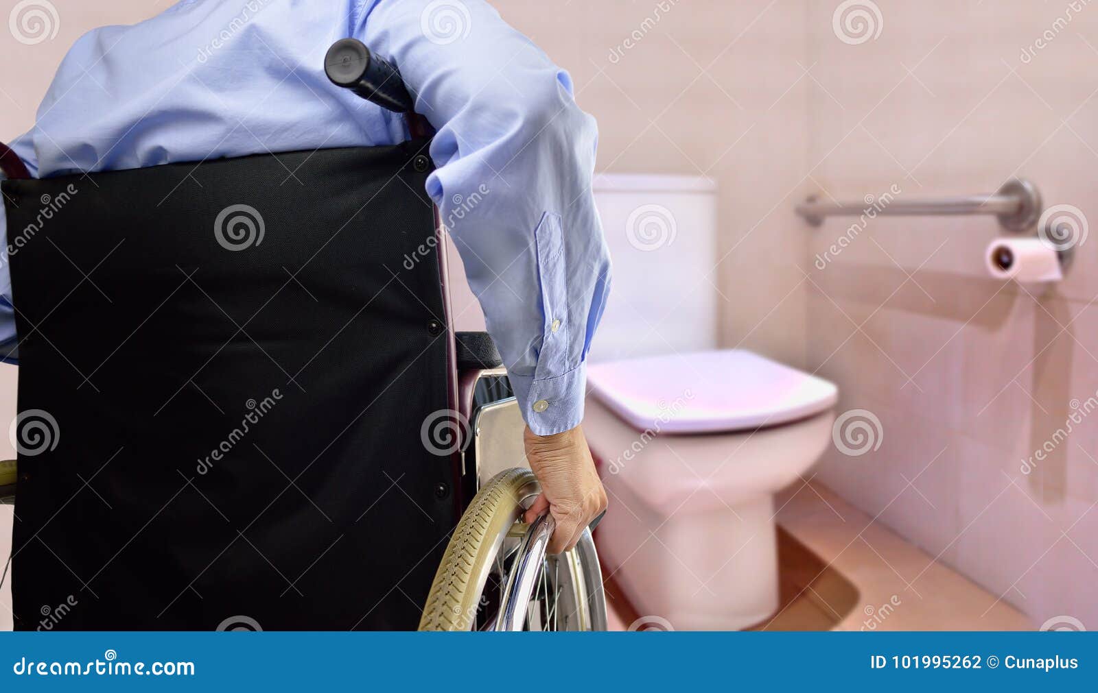 Restroom For Disability Person Stock Photo - Image of indoor, paralysis: 101995262