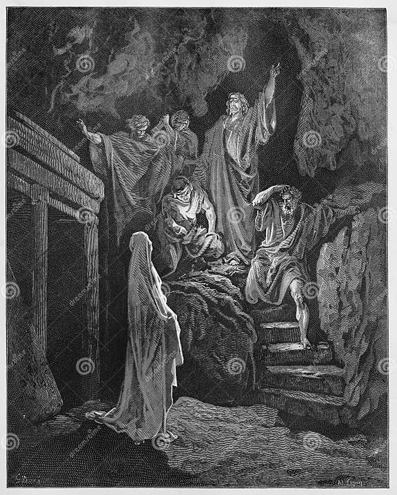 Resurrection of Lazarus by Jesus Editorial Stock Photo - Illustration ...