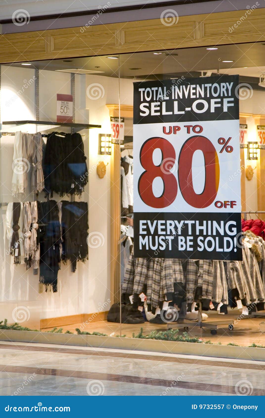 Retail Sell Off stock image. Image of clothing, event 9732557