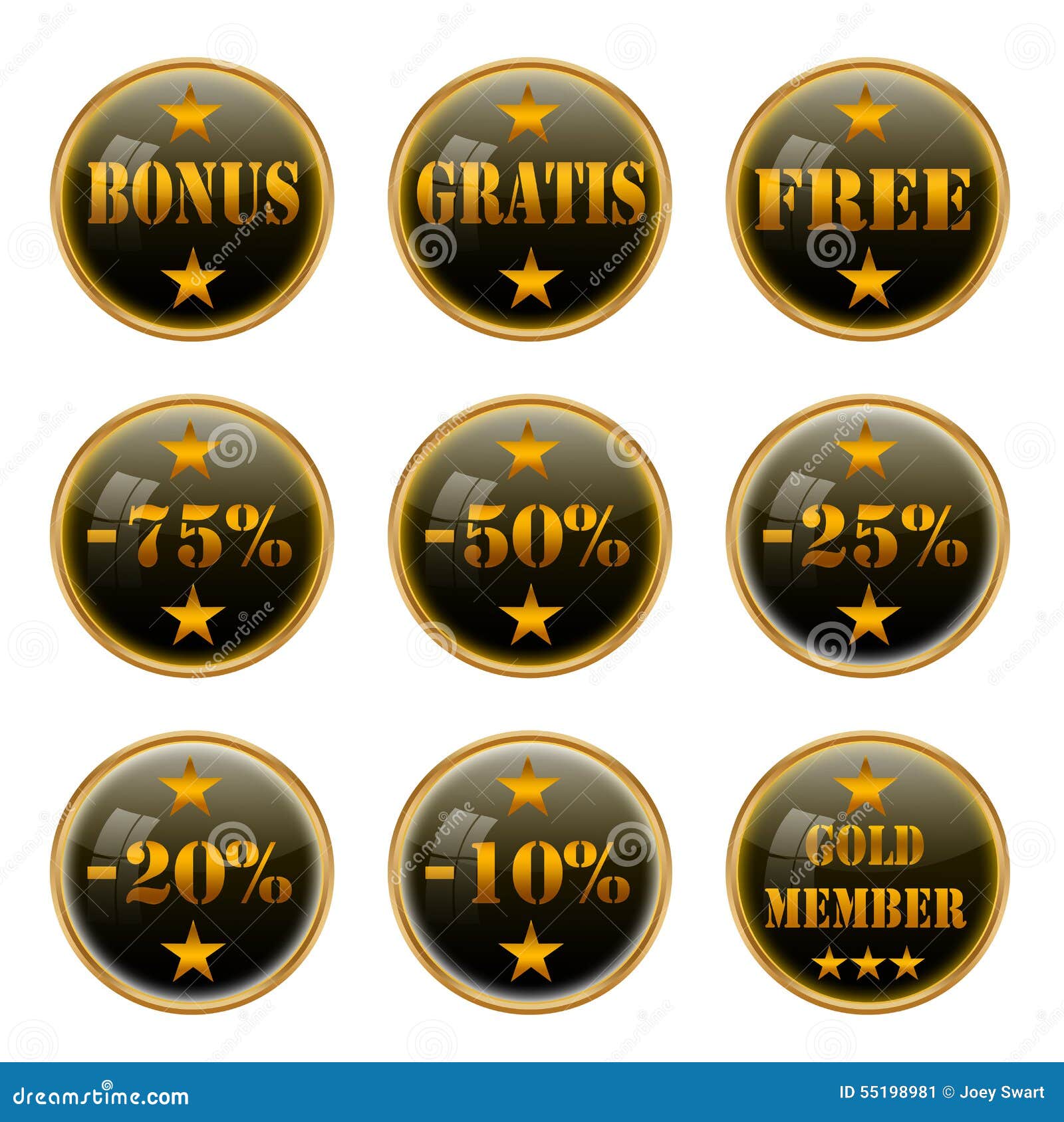 Retail web buttons. stock illustration. Illustration of lowered 55198981