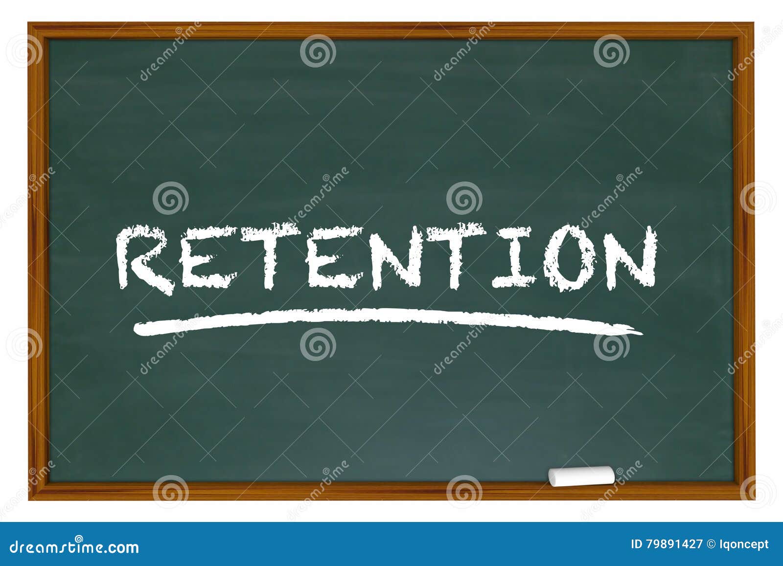 retention chalk board word retain customers employees
