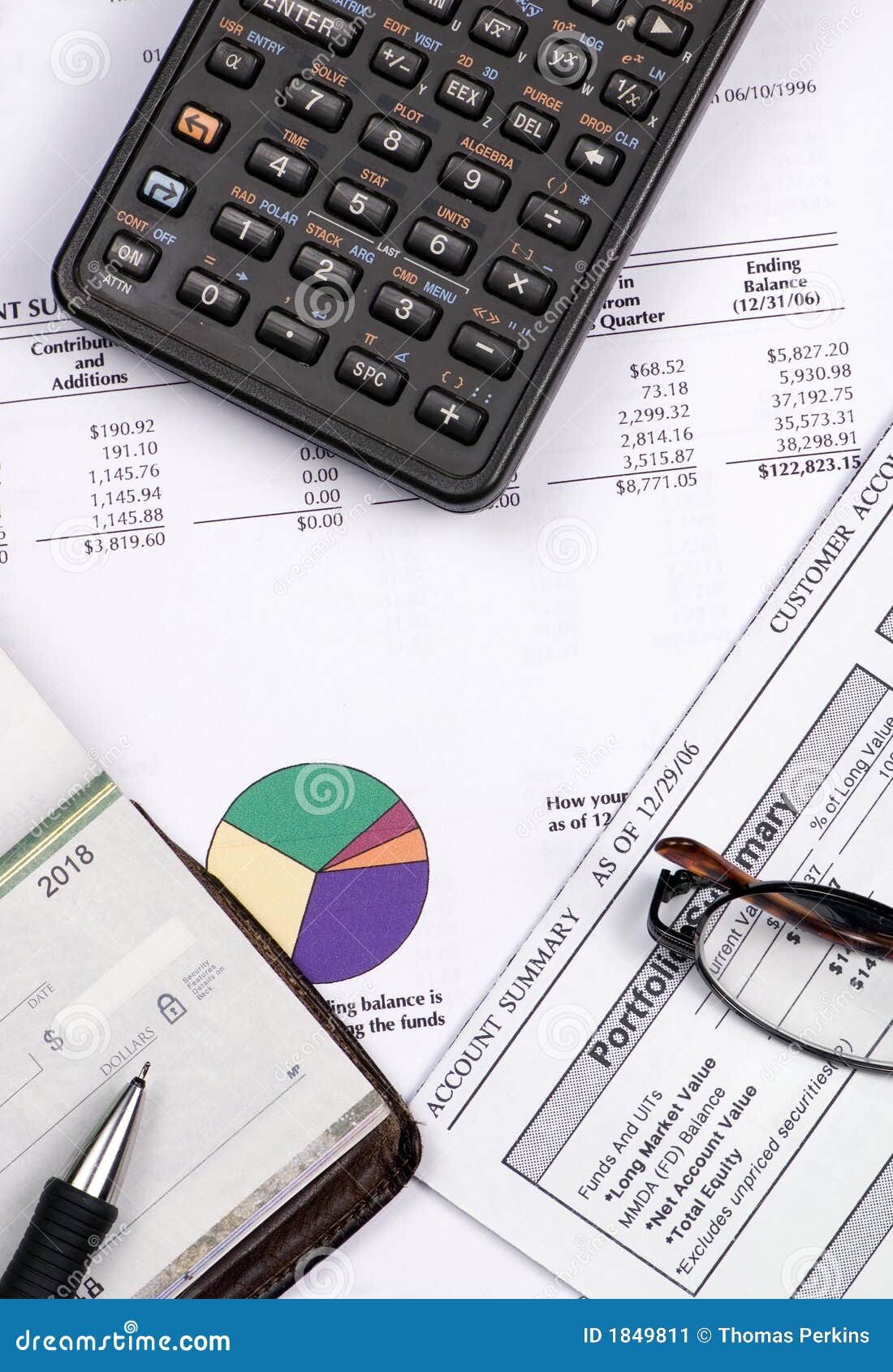 Retirement Fund 4 stock image. Image of calculator, invest 1849811