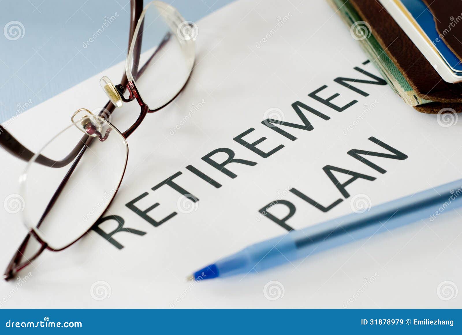 Retirement plan stock image. Image of file, font, writing 31878979