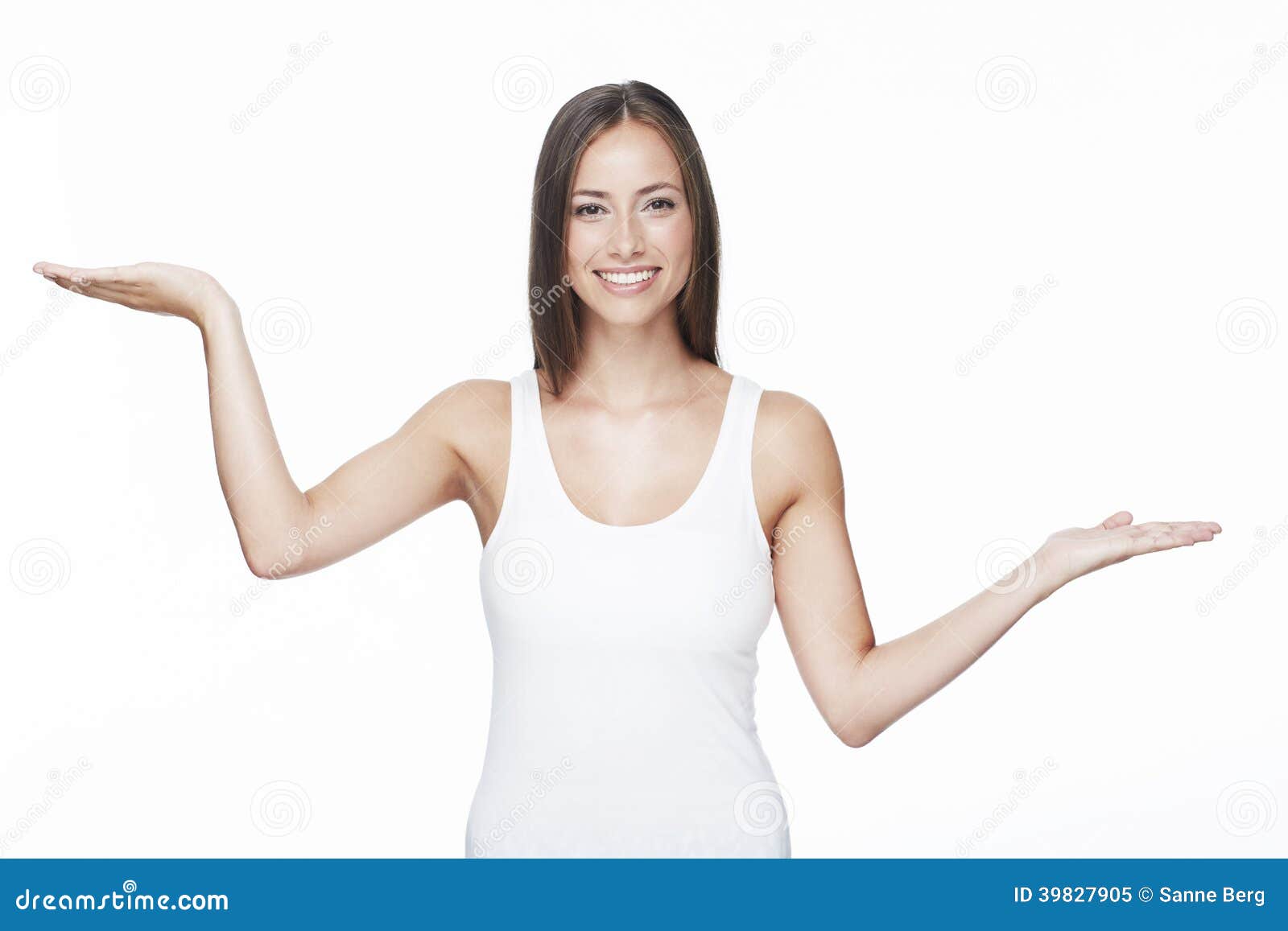 Retrato De La Belleza De Una Mujer Imagen de archivo Imagen de