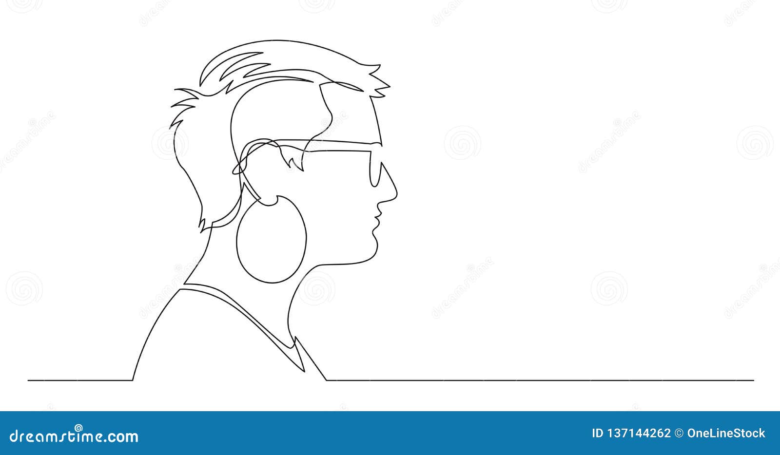Retrato Del Perfil De La Mujer De Pelo Corto Con Los Pendientes Grandes - Dibujo Lineal Continuo En El Fondo Blanco Stock de ilustración - Ilustración de diferente, conceptual: 137144262 Retrato Del Perfil De La Mujer De Pelo Corto Con Los Pendientes Grandes - Dibujo Lineal Continuo En El Fondo Blanco Stock de ilustración - Ilustración de diferente, conceptual: 137144262