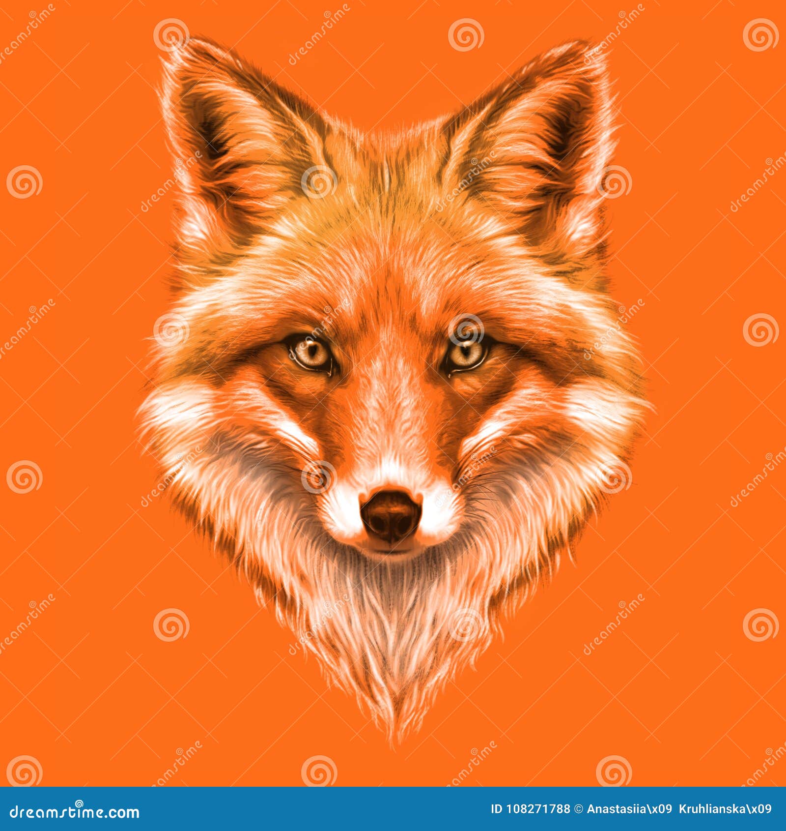 Desenhos Animados Desenhados à Mão De Fox Clipart PNG , Pintado à