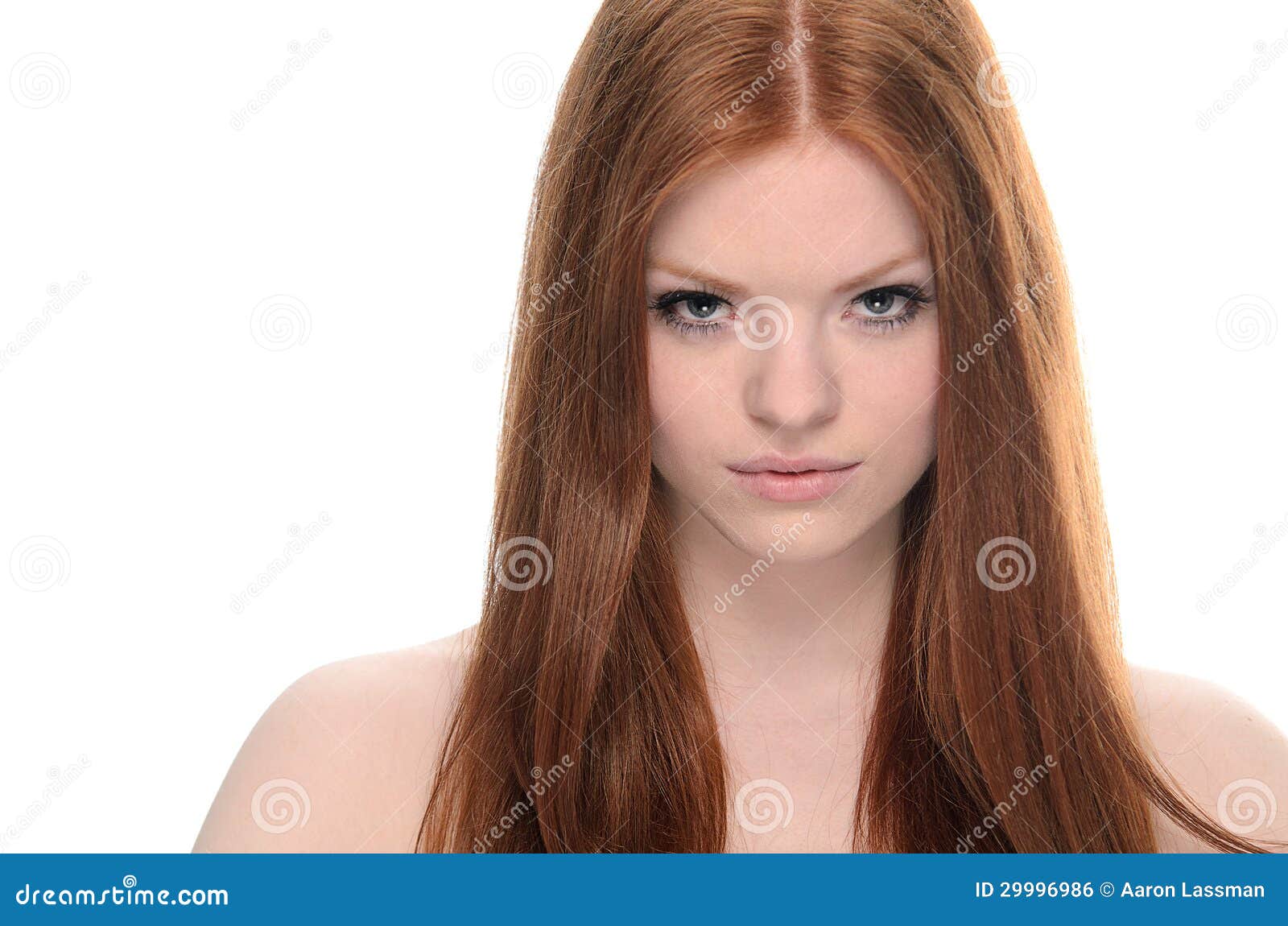 Redhead Da Beleza Foto De Stock Imagem De Senhora Olhos 29996986 