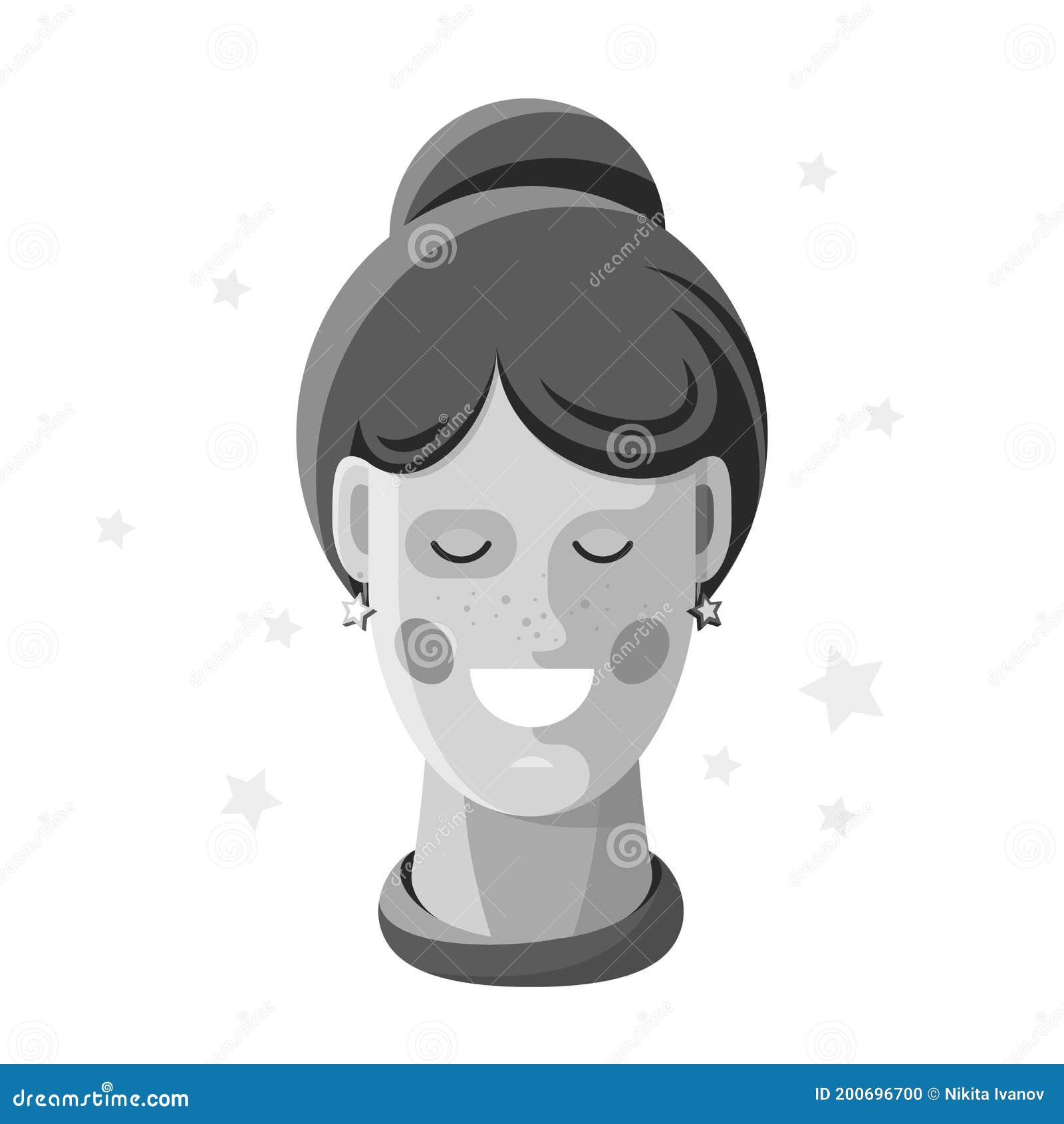 Retrato Vectorial De Joven Sonriente Dibujo De Un Vector De Dibujos Animados De Una Hermosa Cara Femenina Con Pecas Negro Y Blanc Ilustración del Vector - Ilustración de cuadro, aislamiento: 200696700 Retrato Vectorial De Joven Sonriente Dibujo De Un Vector De Dibujos Animados De Una Hermosa Cara Femenina Con Pecas Negro Y Blanc Ilustración del Vector - Ilustración de cuadro, aislamiento: 200696700