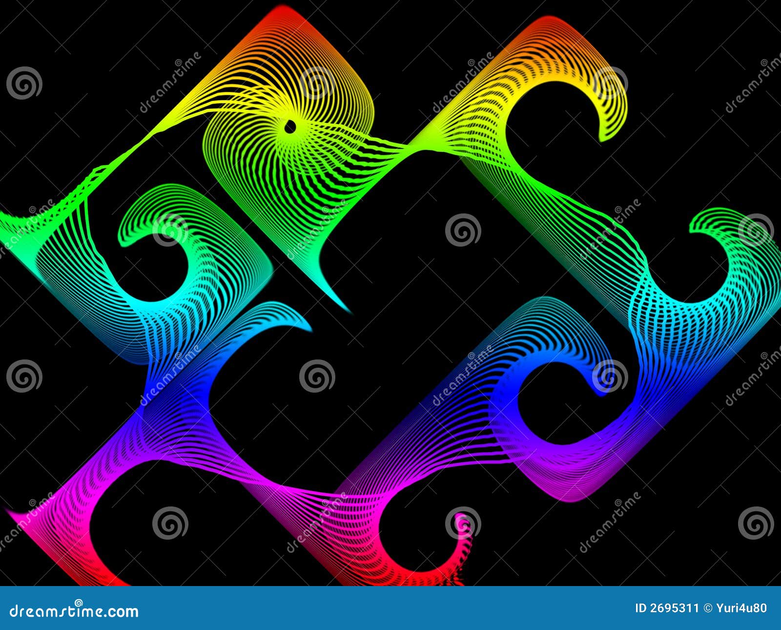 Retro abstract stock illustration. Illustration of color 2695311