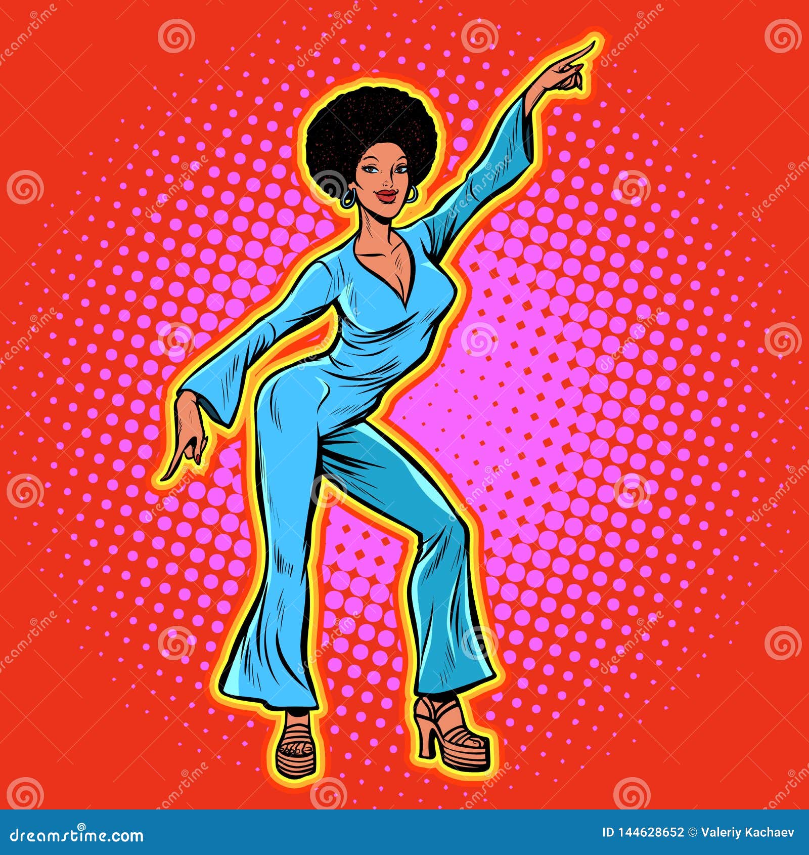 Disco Dance Party Background With Dancing People And Silhouetted Audience.  Royalty Free SVG, Cliparts, Vectors, and Stock Illustration. Image 74490564.