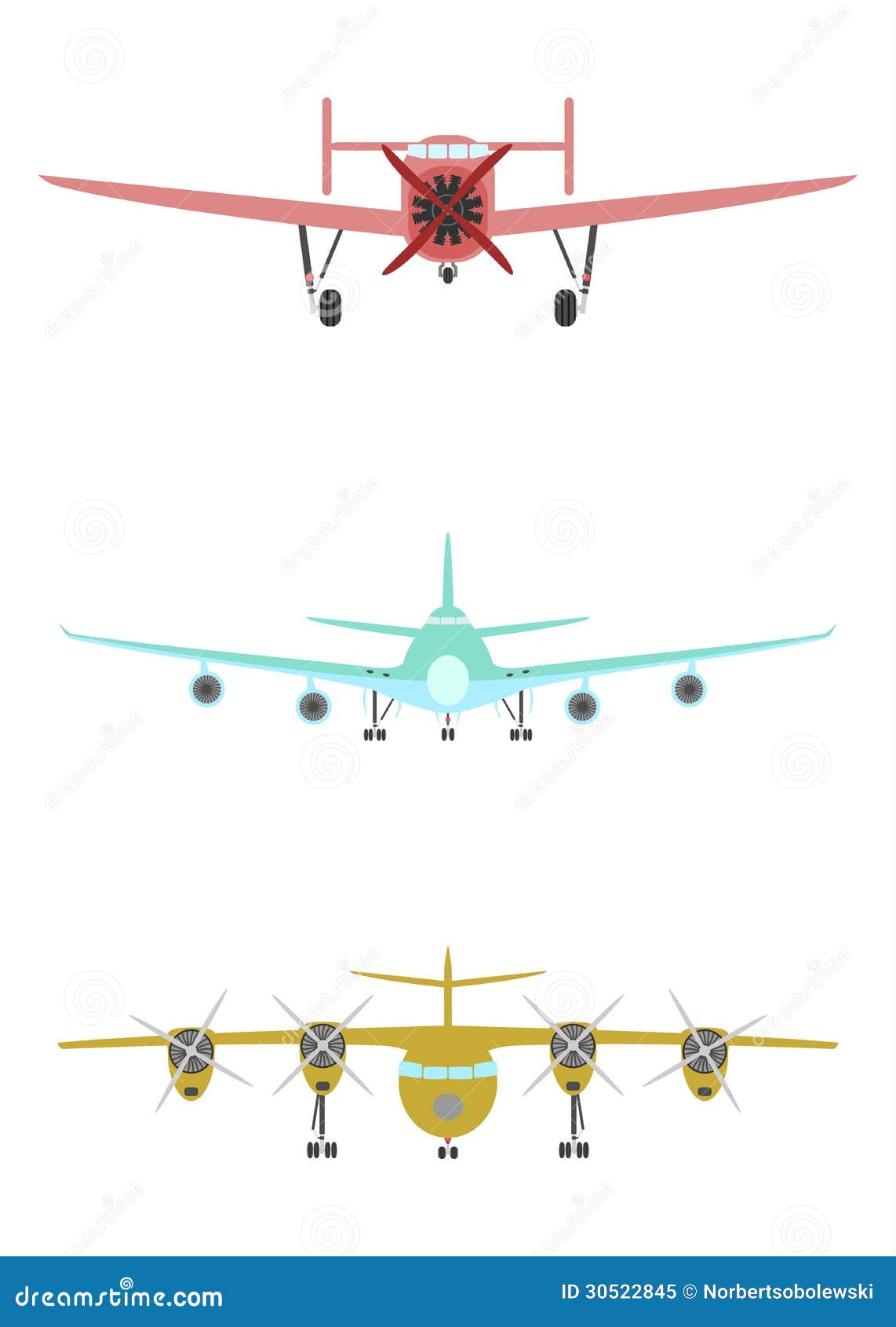 airplane clipart front view - photo #45