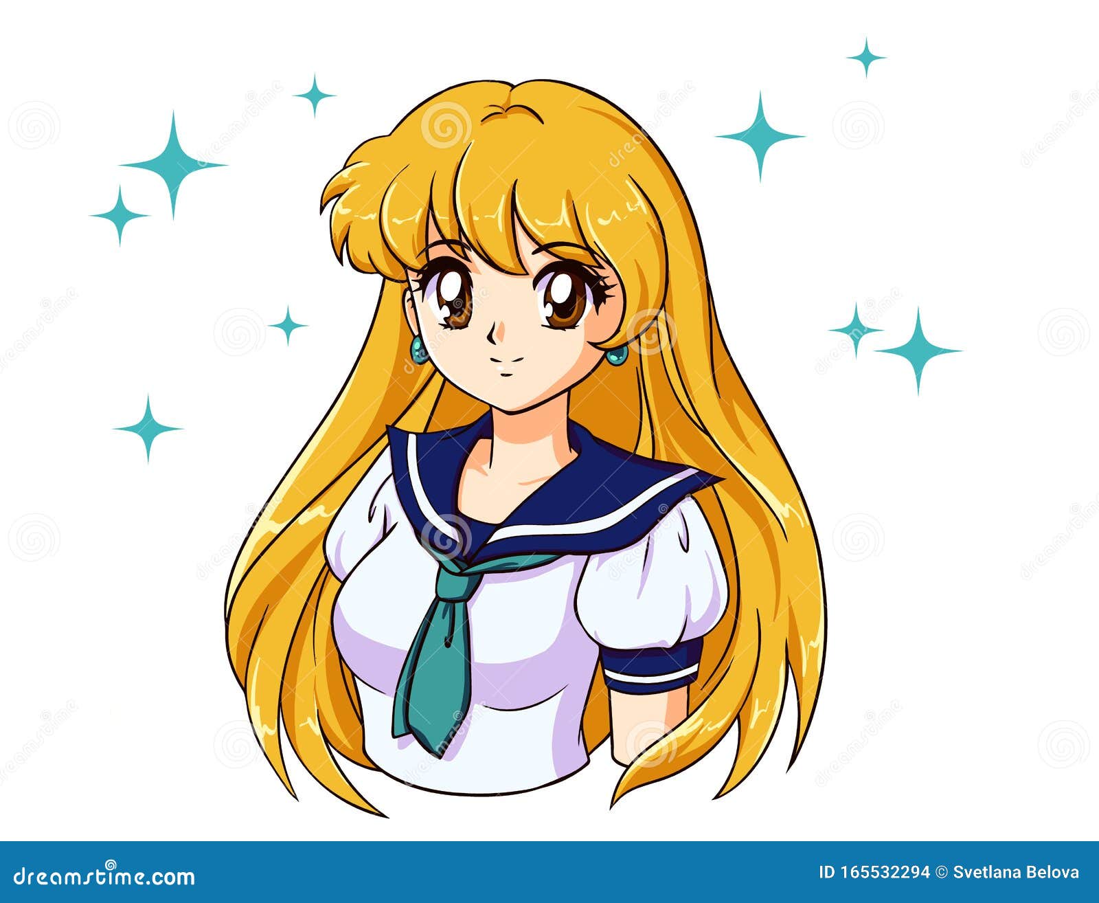 Premium Vector  Young girl anime style character vector illustration  design manga anime girl