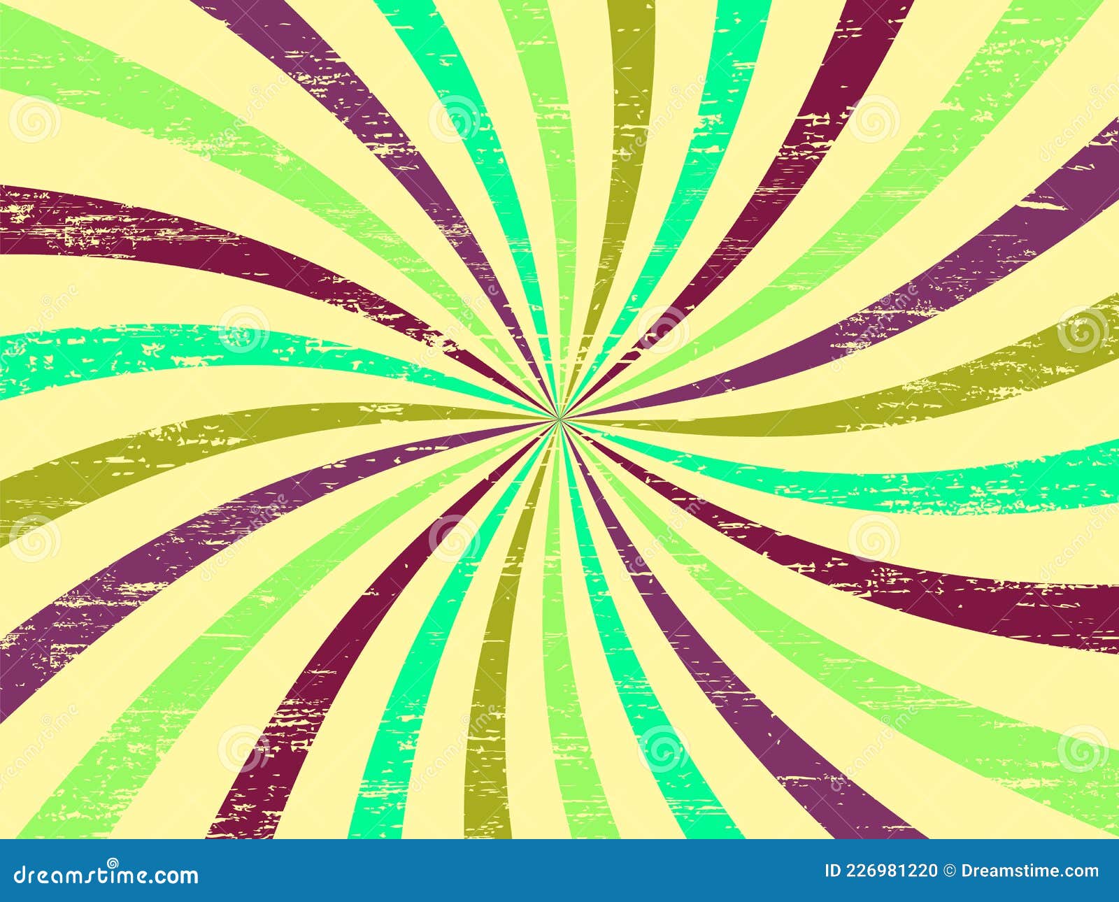 Download Green Striped Sunburst GFX Background