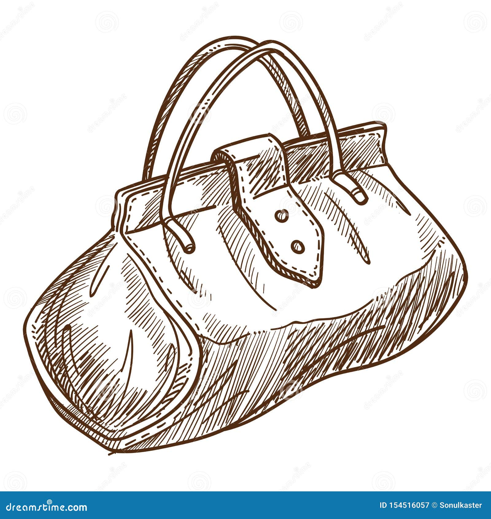 Bags Icon Sketch 1 Hand Drawing Stock Vector (Royalty Free) 265943426 |  Shutterstock
