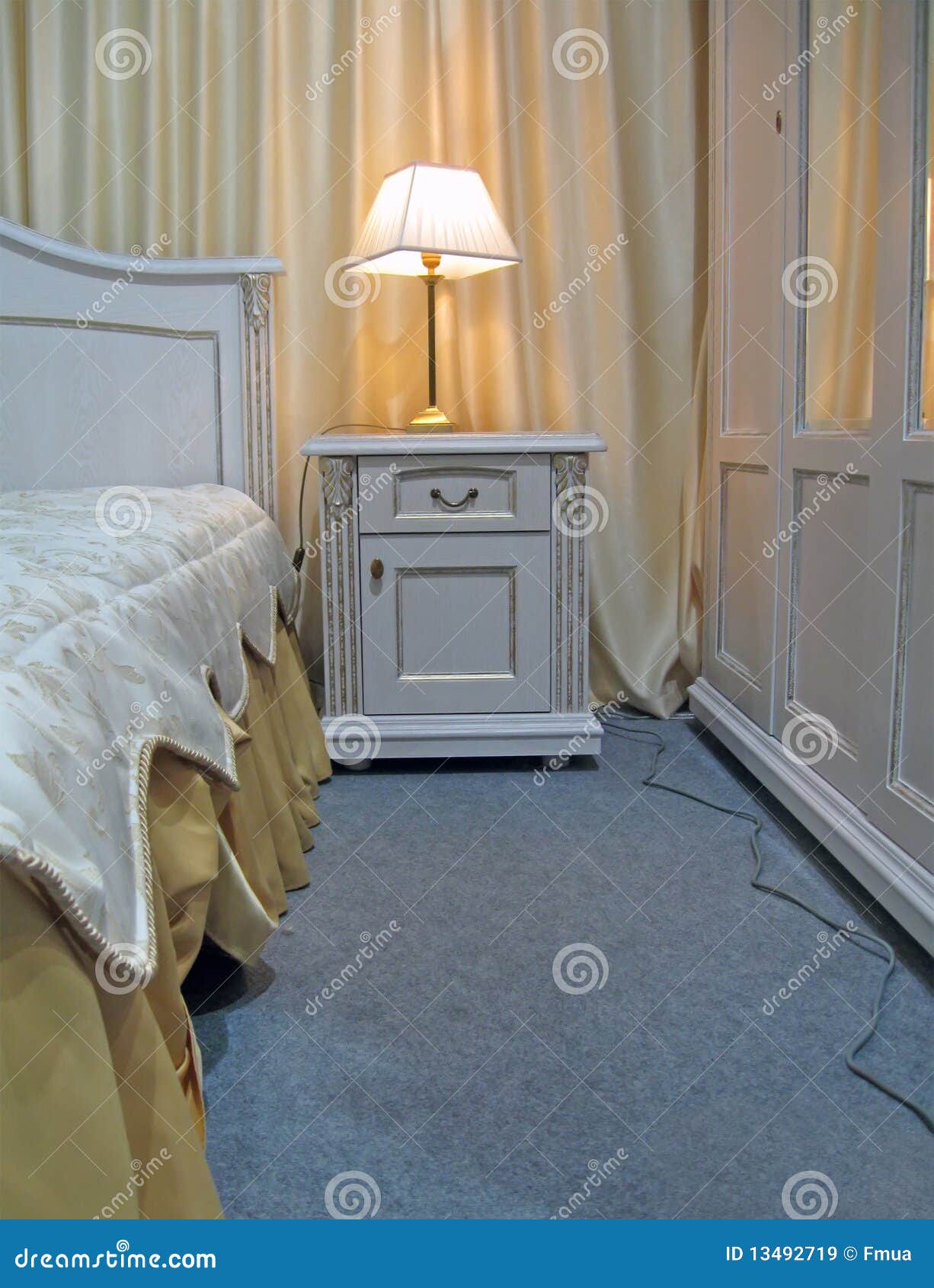 Retro Bedroom Lamp Lighting Relax Stock Image Image Of Relaxation Room 13492719