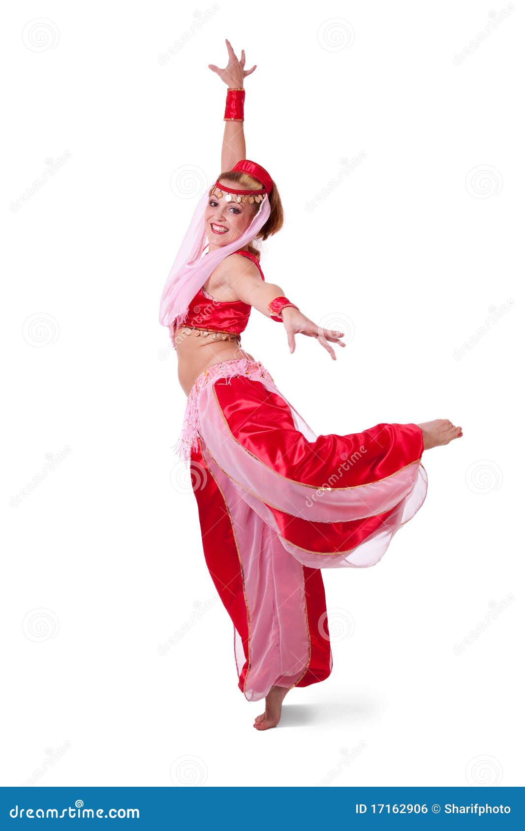 Retro Belly Dancer Making an Arabesque Stock Photo - Image of arabic,  costume: 17162906, image size:1067x1690