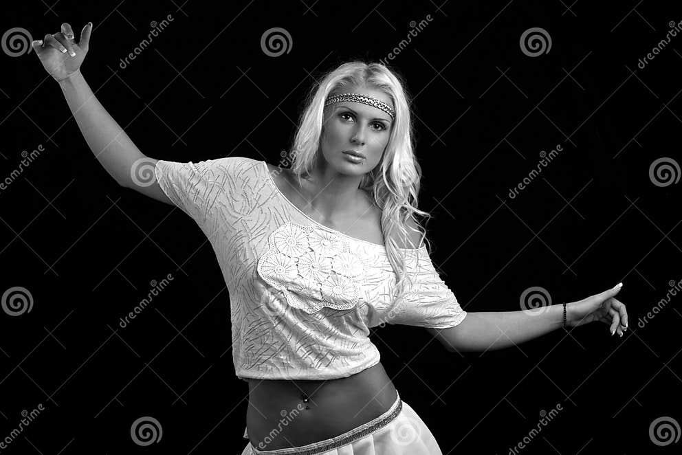 Retro Blonde Girl Stock Image Image Of Female History 21871055