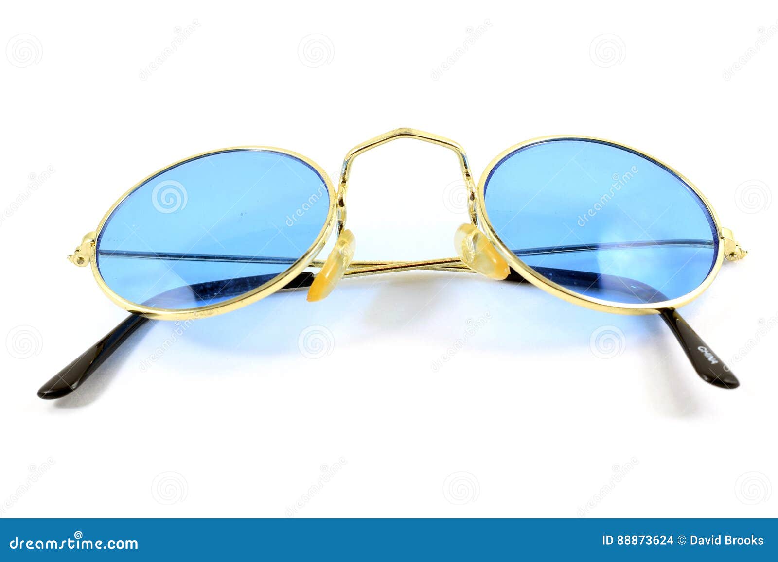 Retro blue sunglasses stock photo. Image of optical, white - 88873624