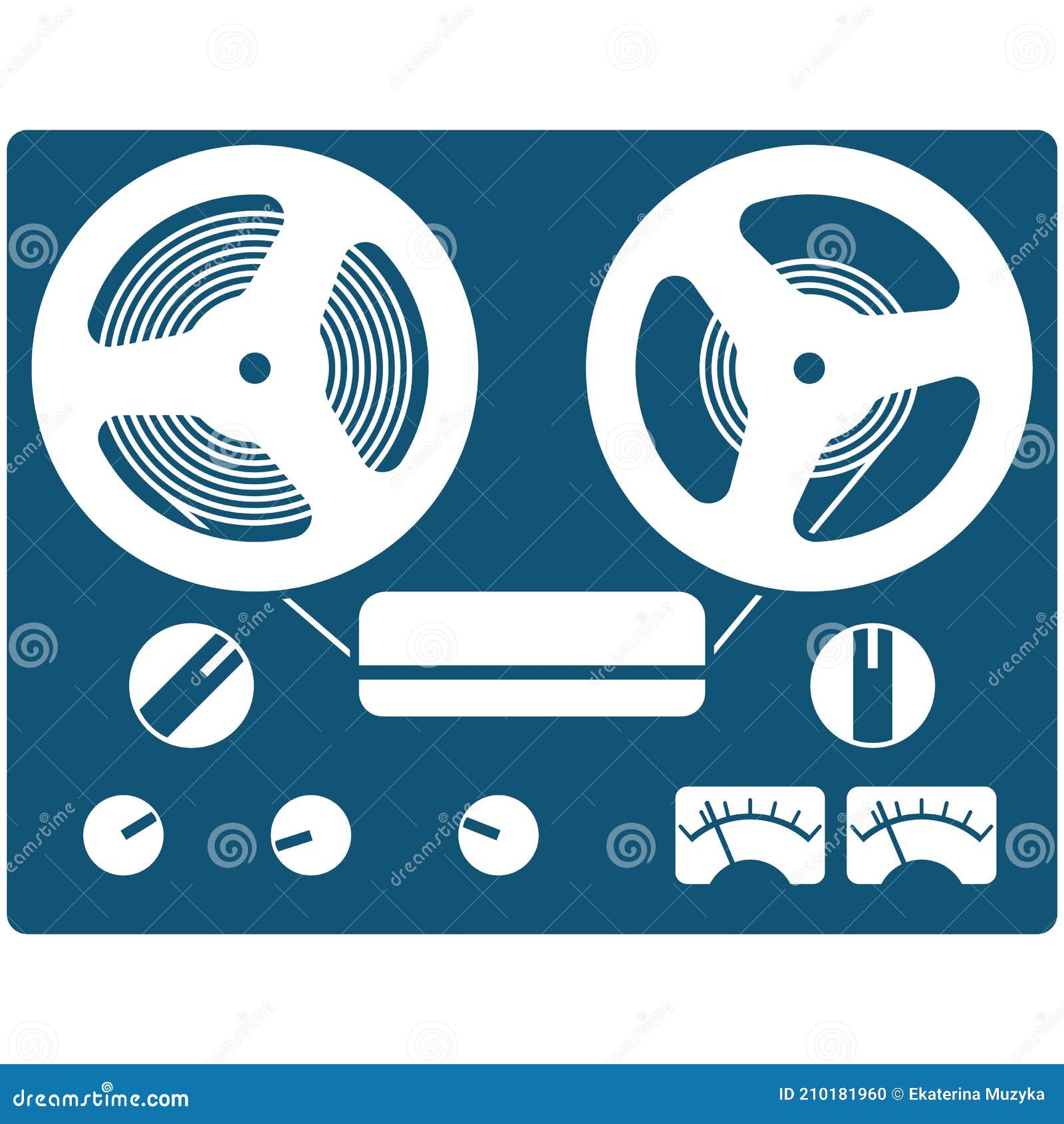 Reel To Reel Tape Recorder Stock Illustrations – 215 Reel To Reel Tape  Recorder Stock Illustrations, Vectors & Clipart - Dreamstime