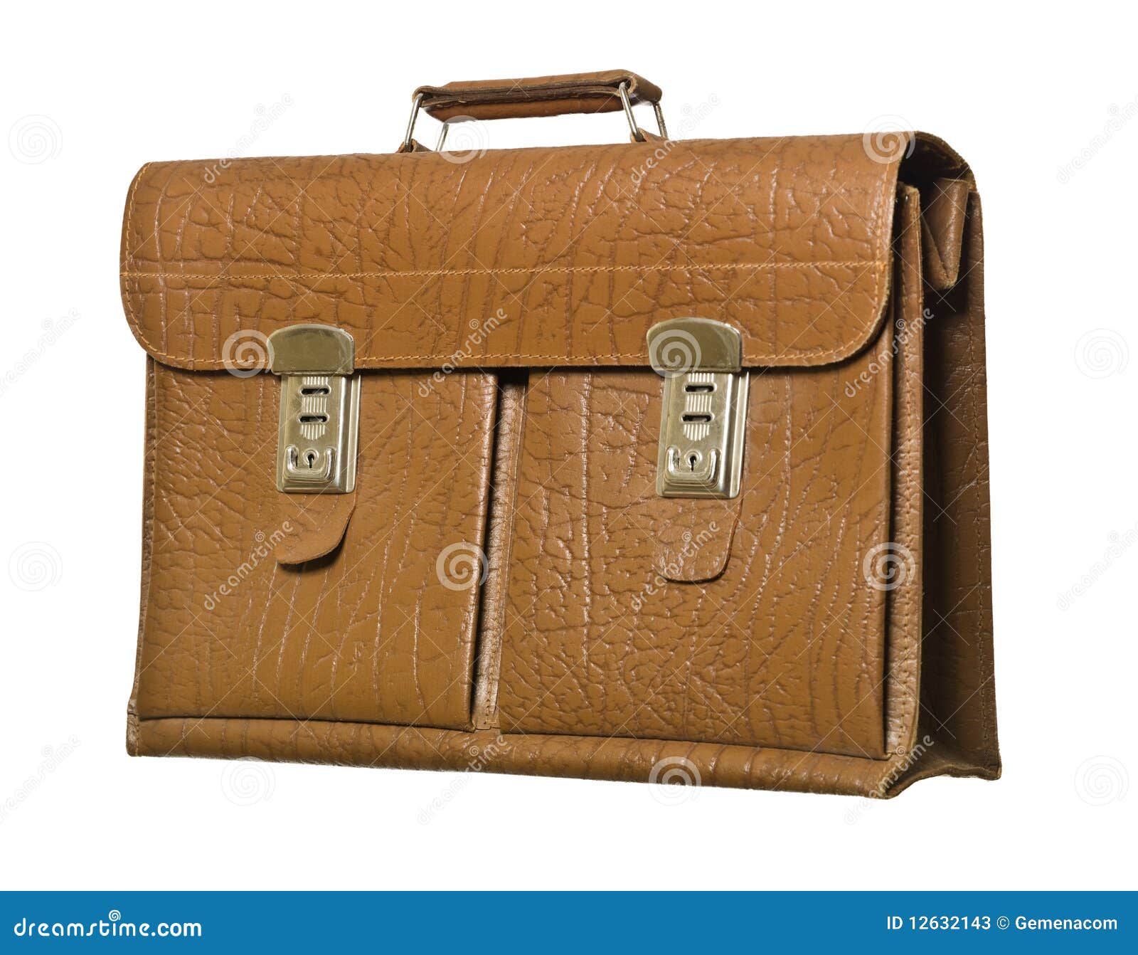 Retro Briefcase stock image. Image of luggage, imagery 12632143