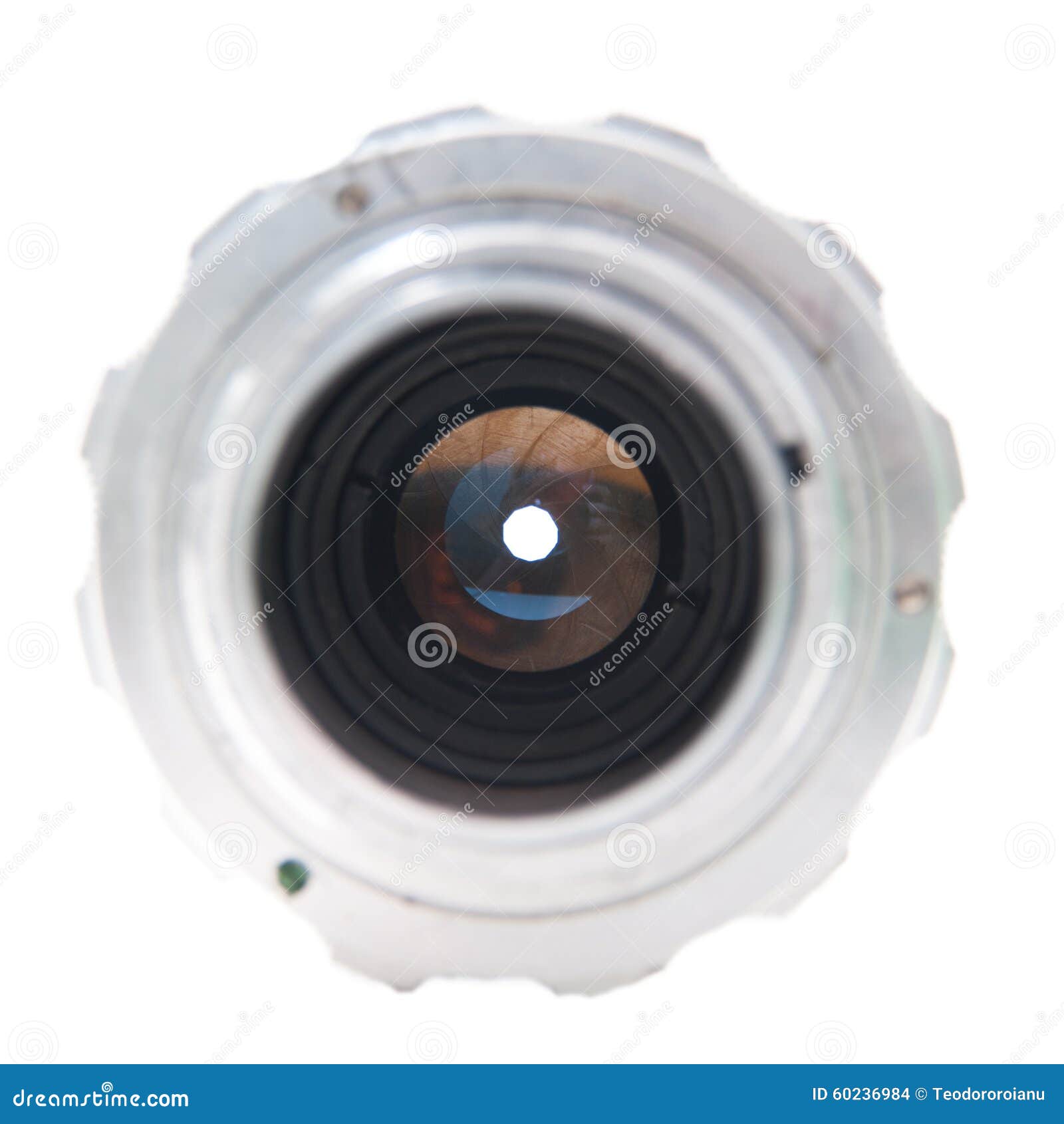 Retro camera lens stock photo. Image of aperture, retract 60236984