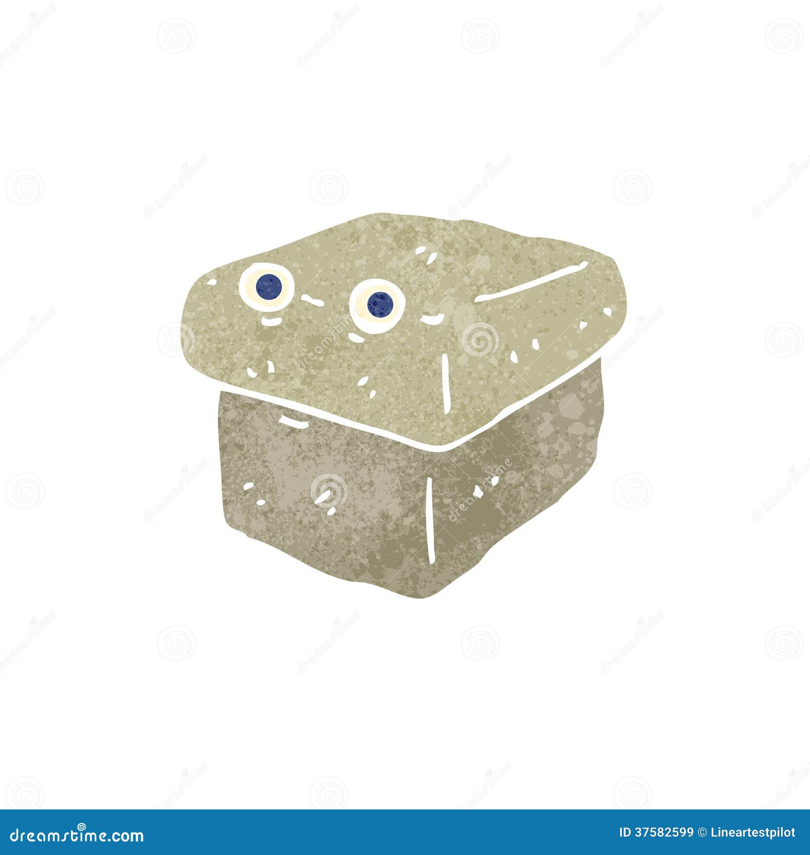 Retro cartoon lunch box stock vector. Illustration of cute 37582599