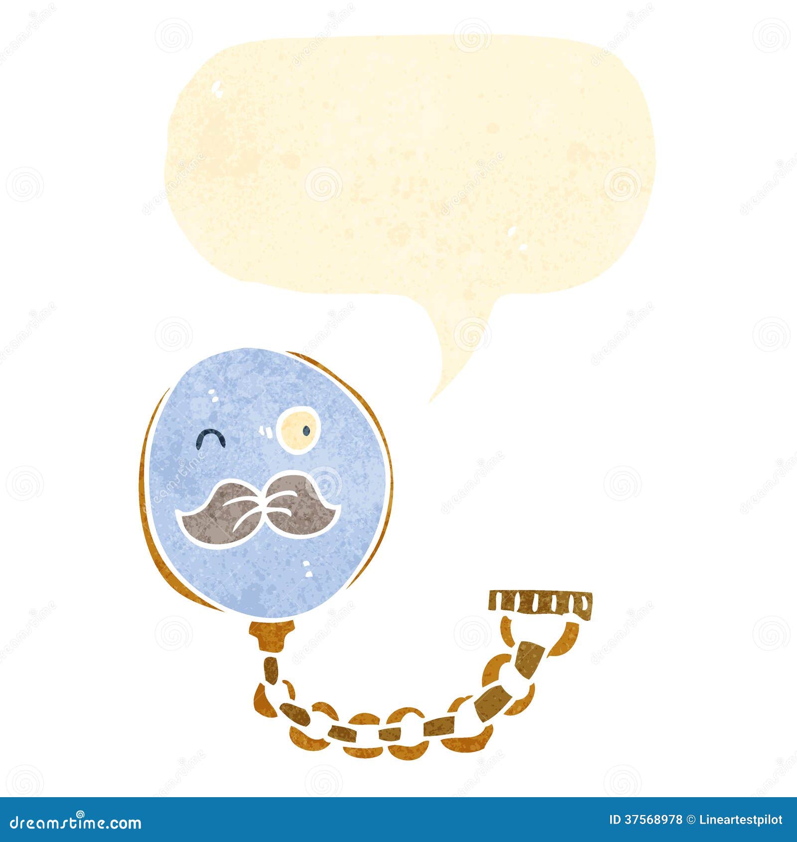 Retro cartoon monocle stock vector. Illustration of hand - 37568978