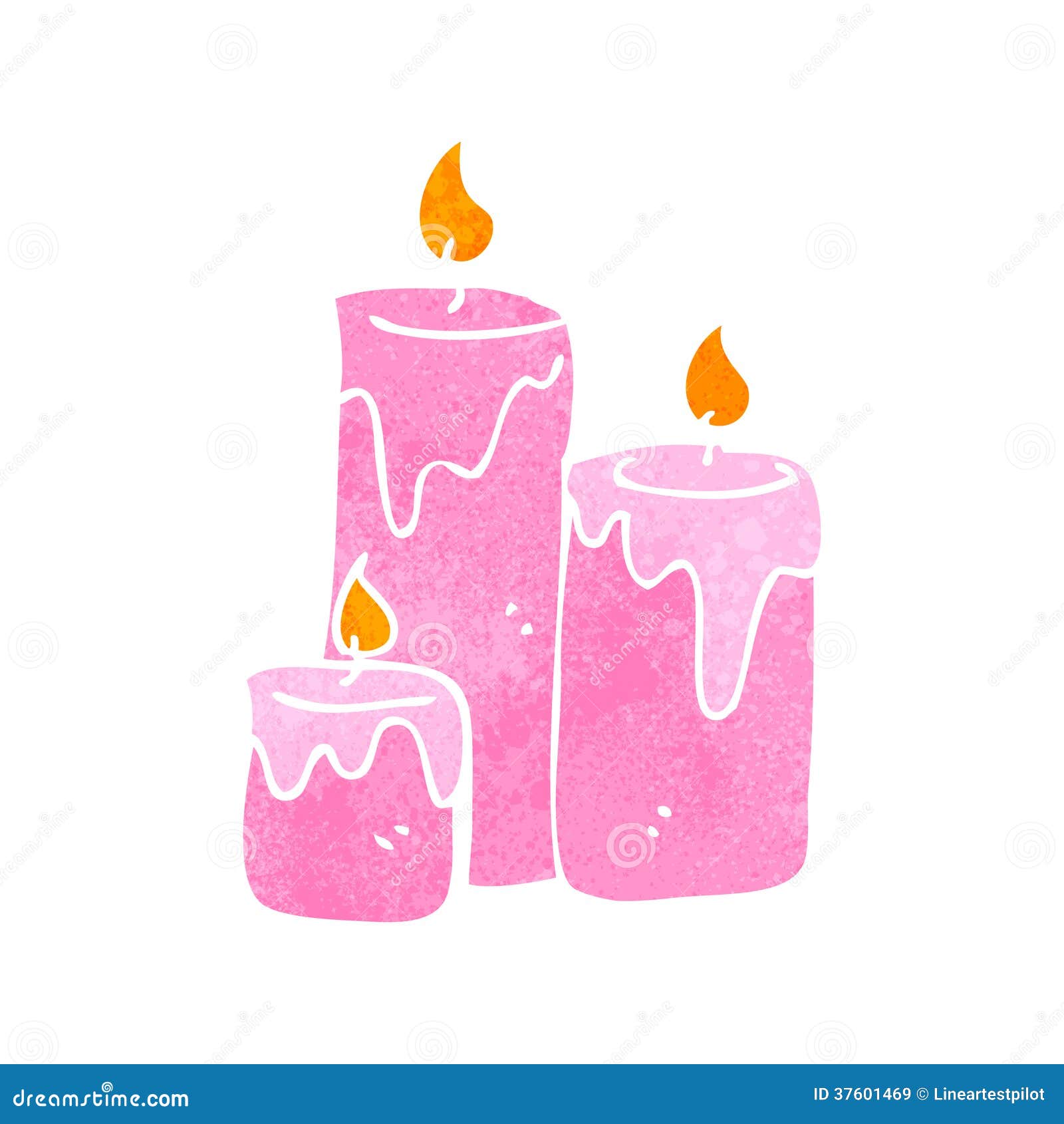 retro cartoon scented candles stock illustration illustration of funny candles 37601469 dreamstime com