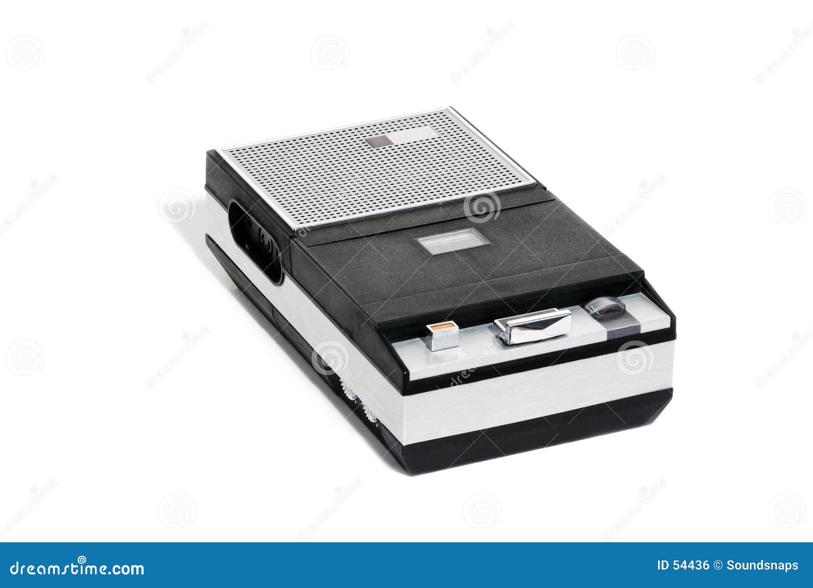 Retro Cassette recorder stock photo. Image of cassette, tape 54436