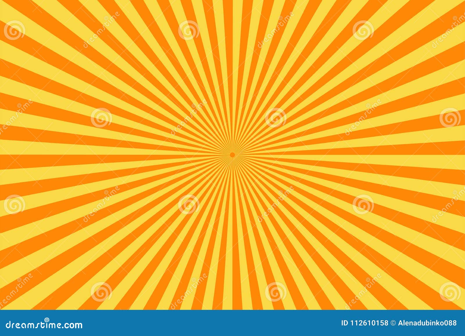 retro comic book background. vintage yellow sun rays. pop art style