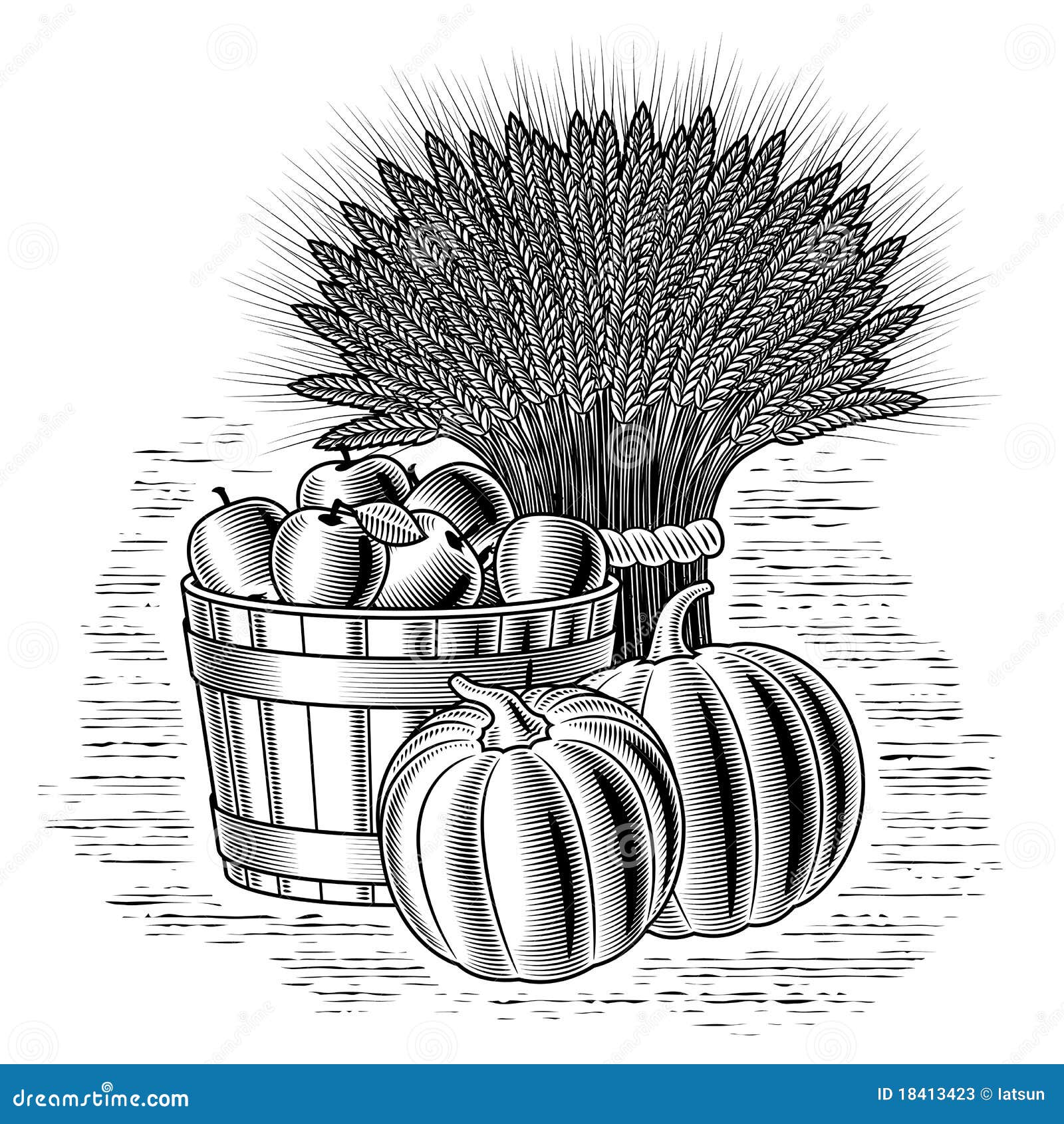 free black and white harvest clipart - photo #8