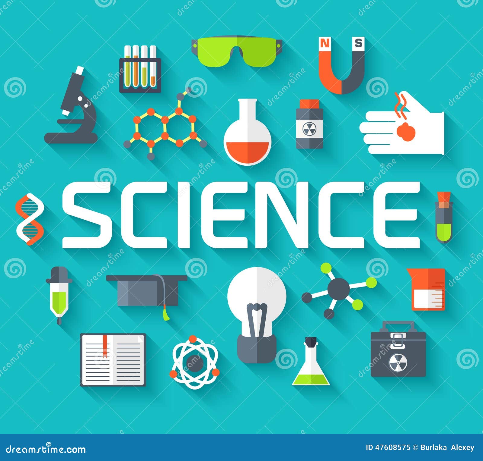 Retro Experiments In A Science Chemistry Stock Vector Image 47608575